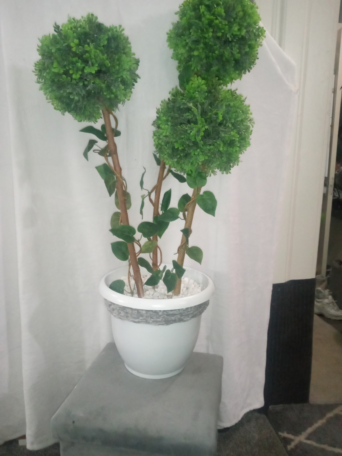 Handmade Faux Topiary Trees