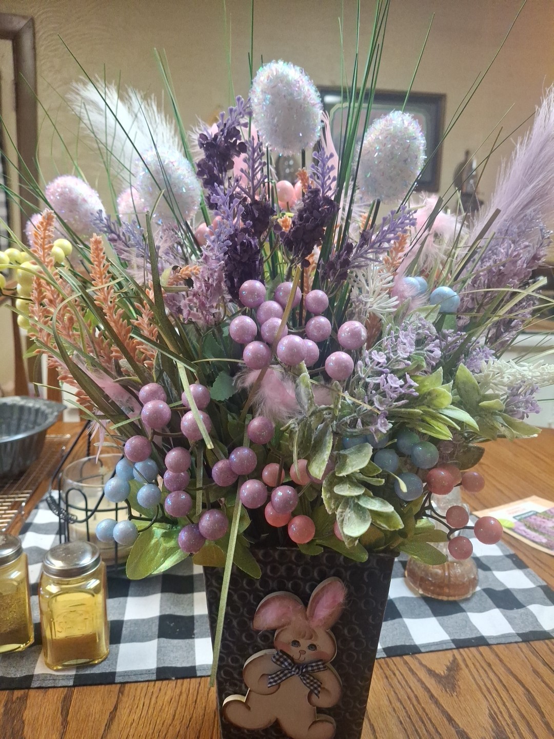 Easter Egg Flower Bouquet Spring Flowers NEW