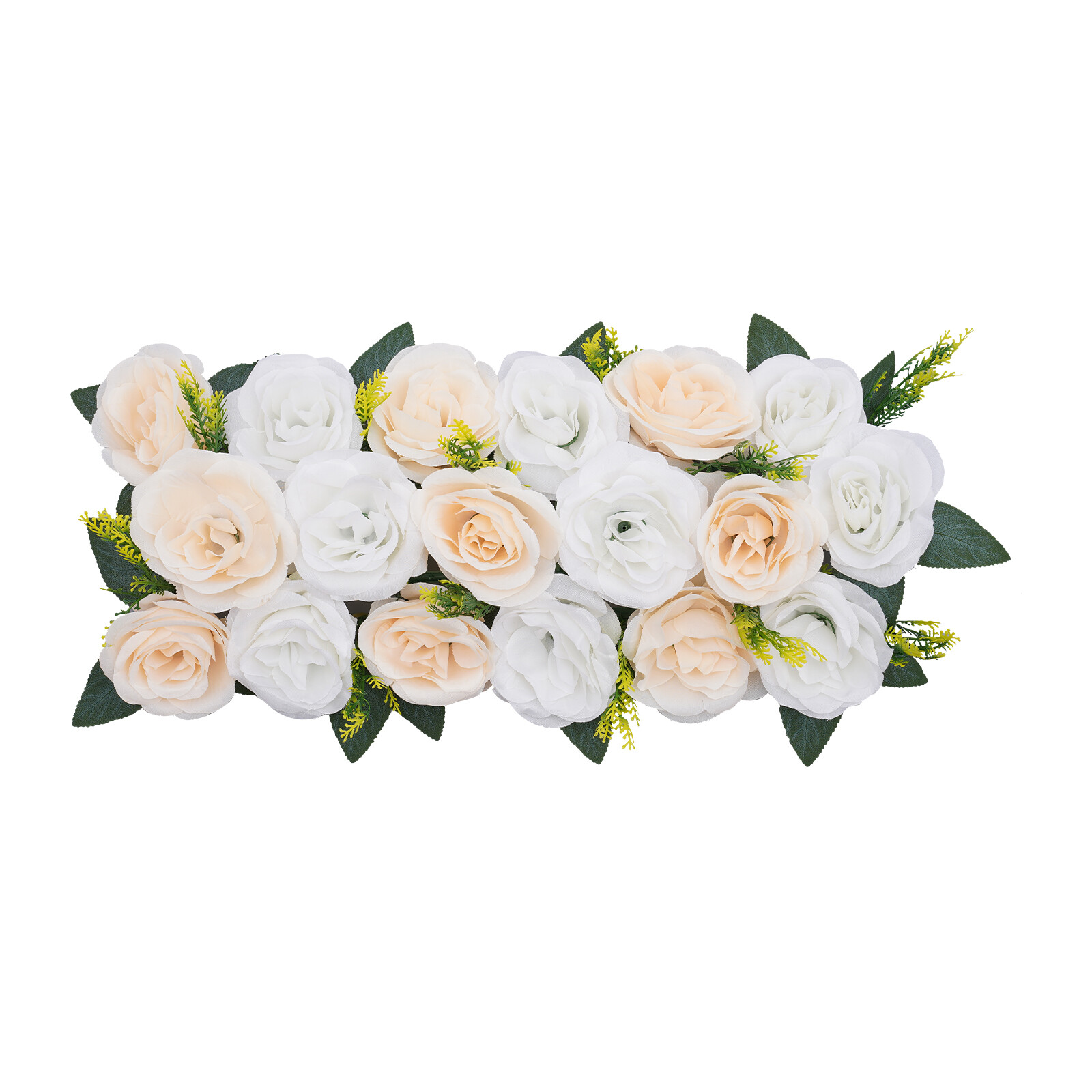 10* White Wedding Dining Table Artificial Rose Flower Centerpieces 50*25 cm
