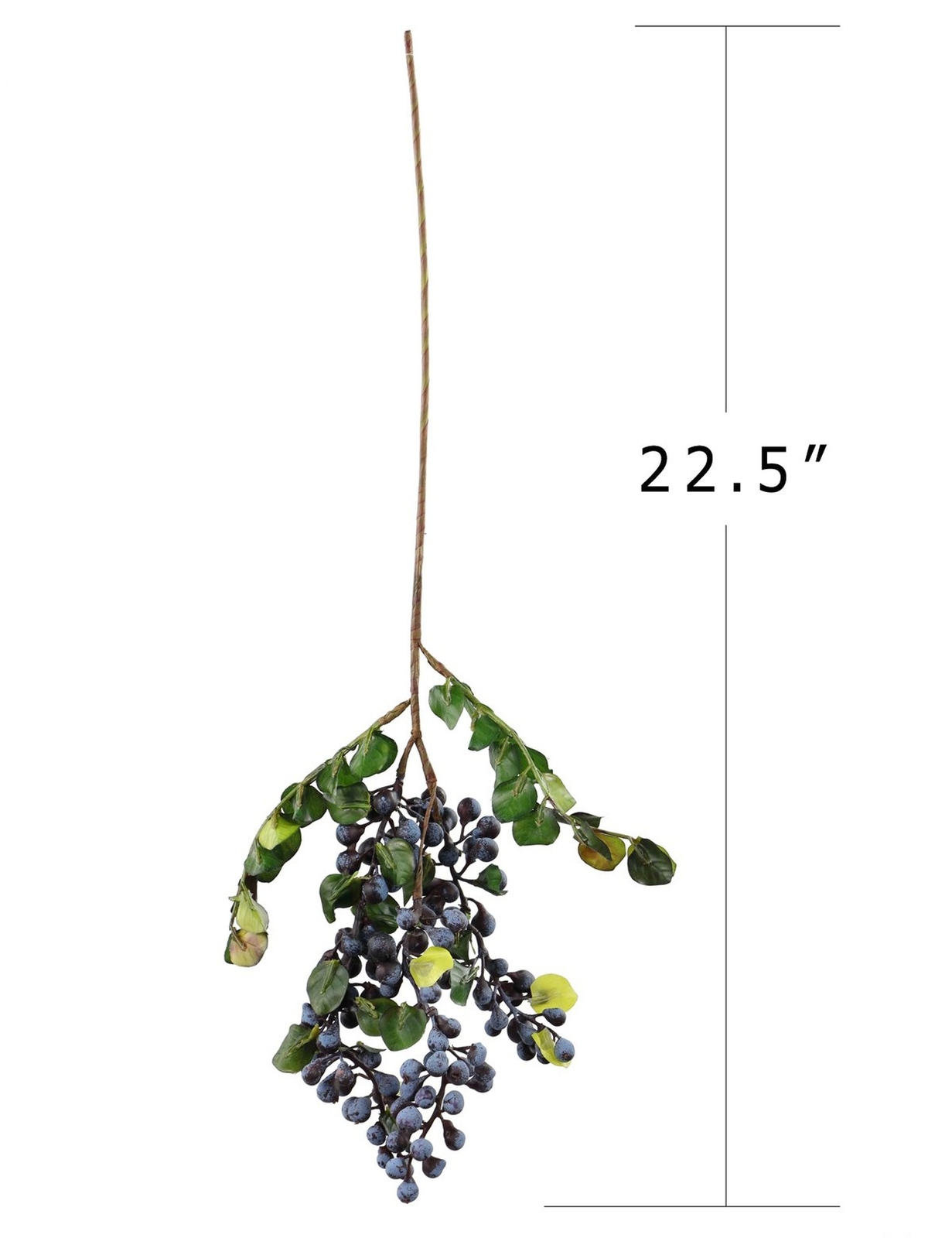 Rinlong 2Pcs Artificial Blueberries Fake Berries Stems Hanging Spray Frosted …