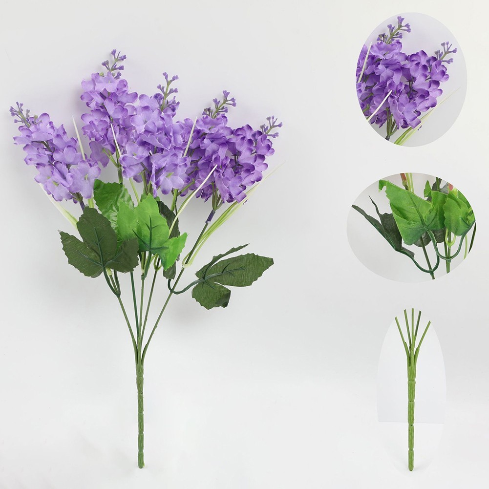 Lifelike Hyacinth Wisteria Artificial Flower for Home and Wedding Decoration