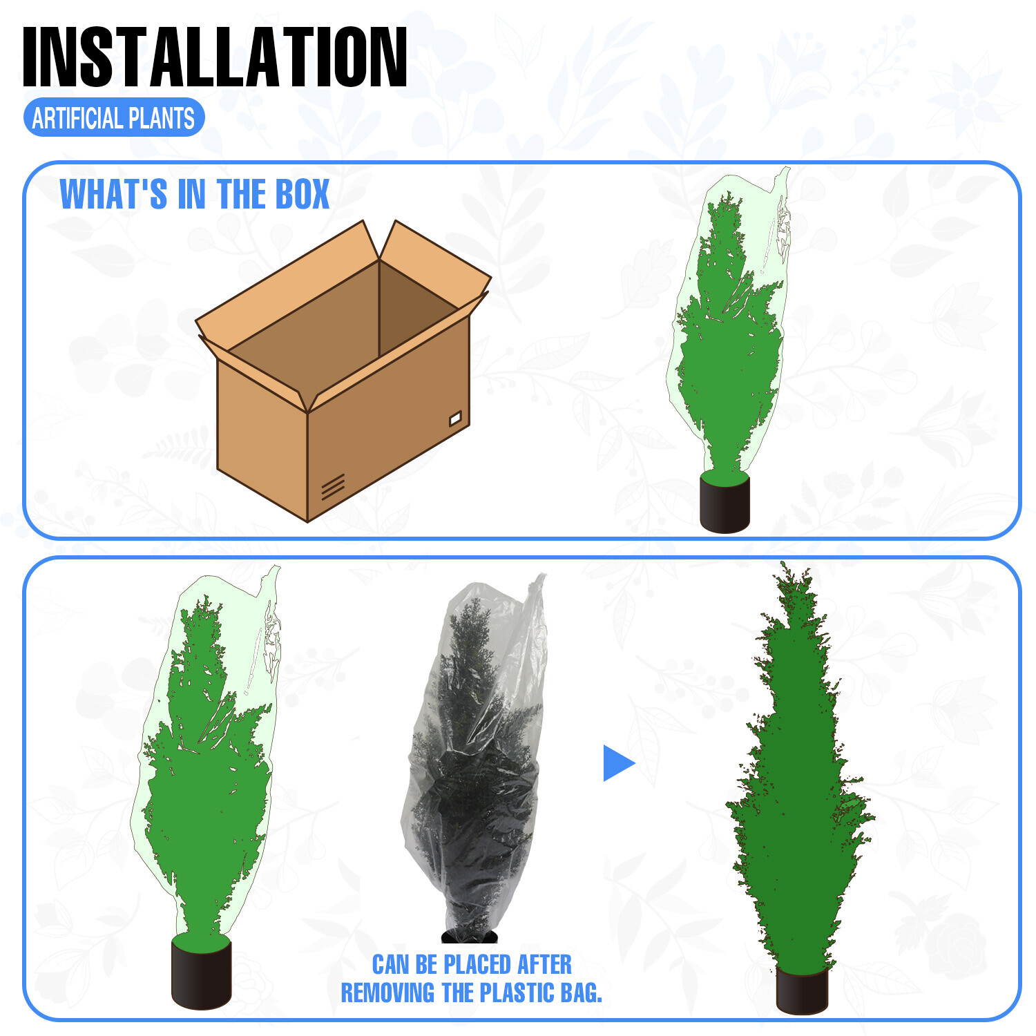 Artificial Cedar Topiary Trees with Plastic Nursery Pot For Home Christmas Decor
