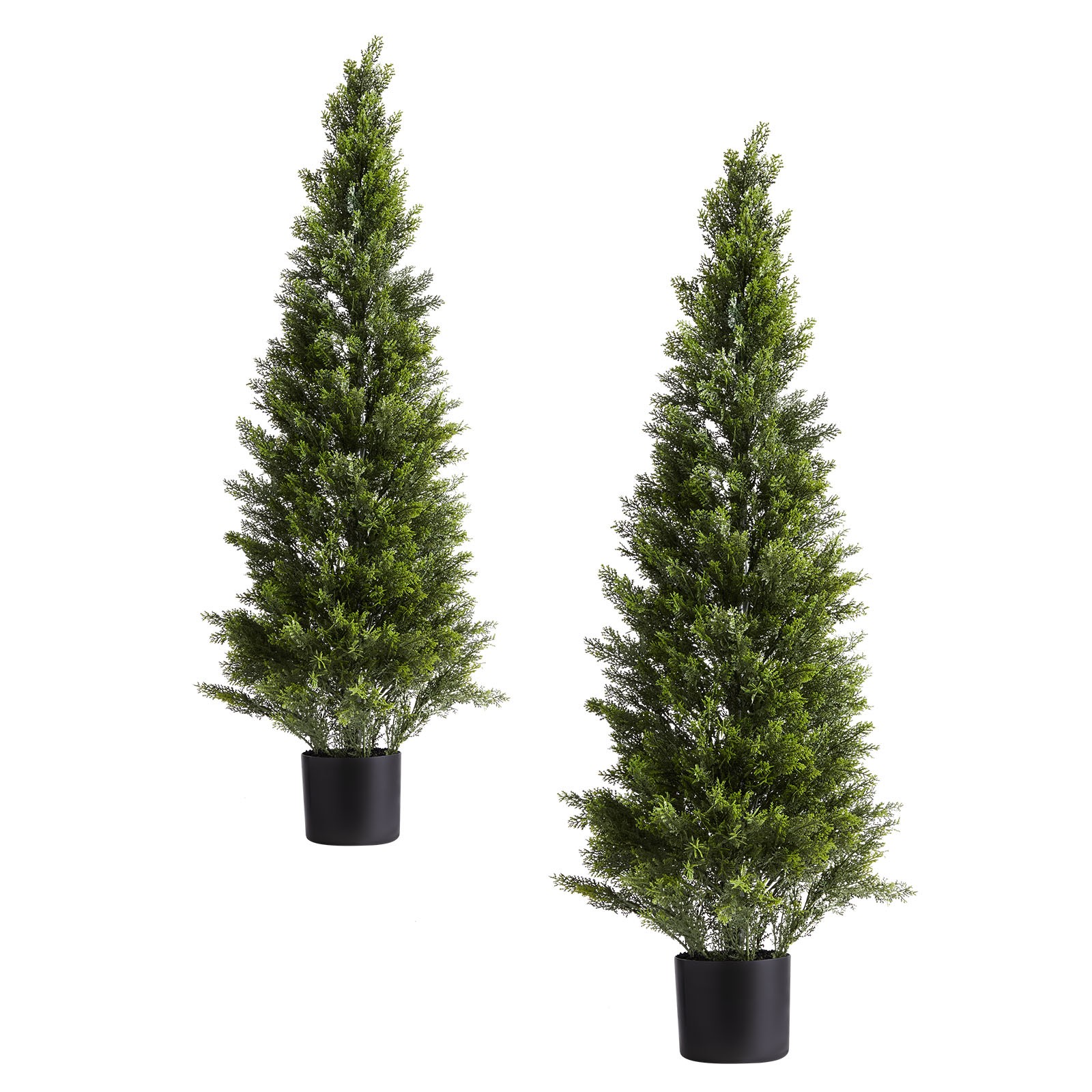 Uimoso 48-Inch Artificial Cedar Tree for Outdoor and Indoor Decoration