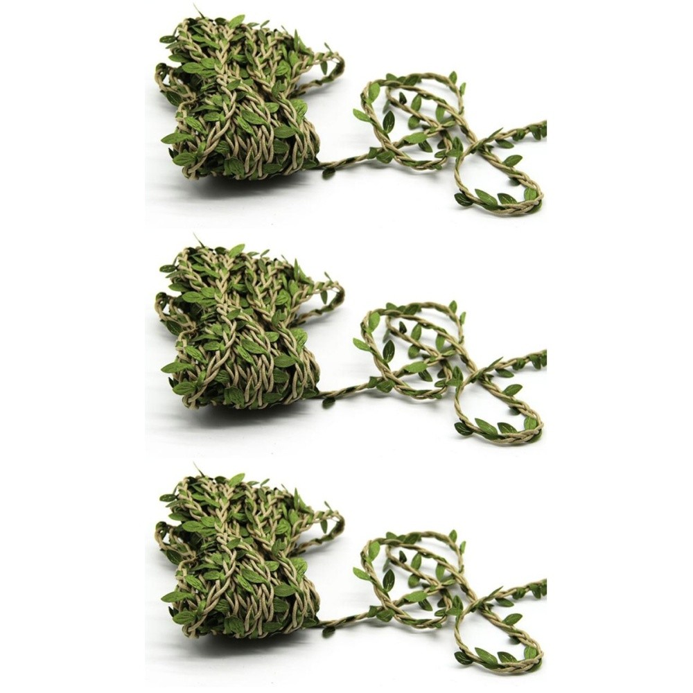 3 Count Artificial Foliage Simulation Grape Leaves Rattan Leaf Vines