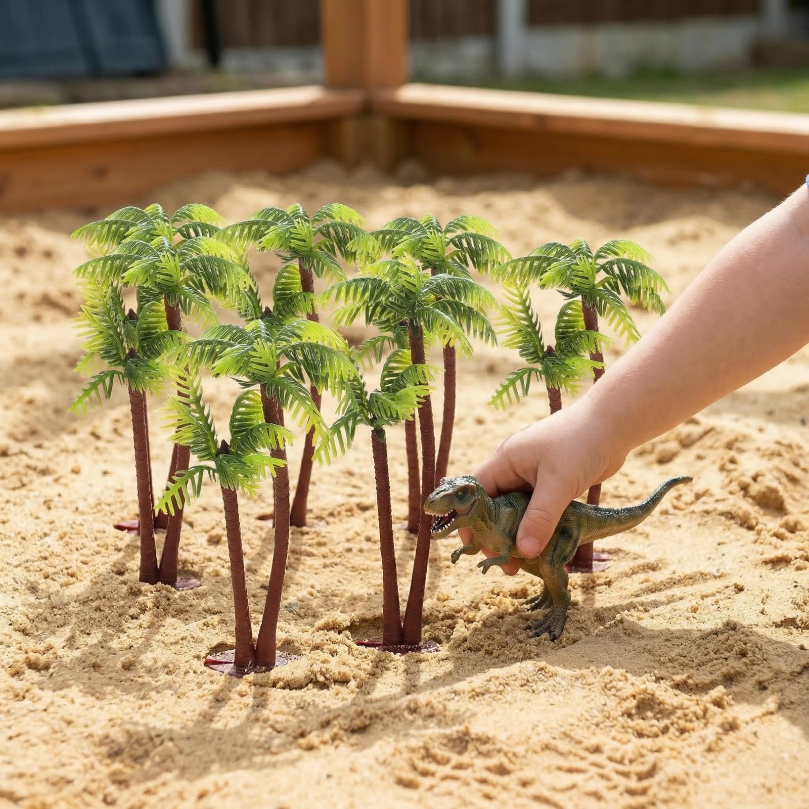 Artificial Mini Coconut Palm Trees, 5pcs Realistic Miniature Trees for DIY Mi…