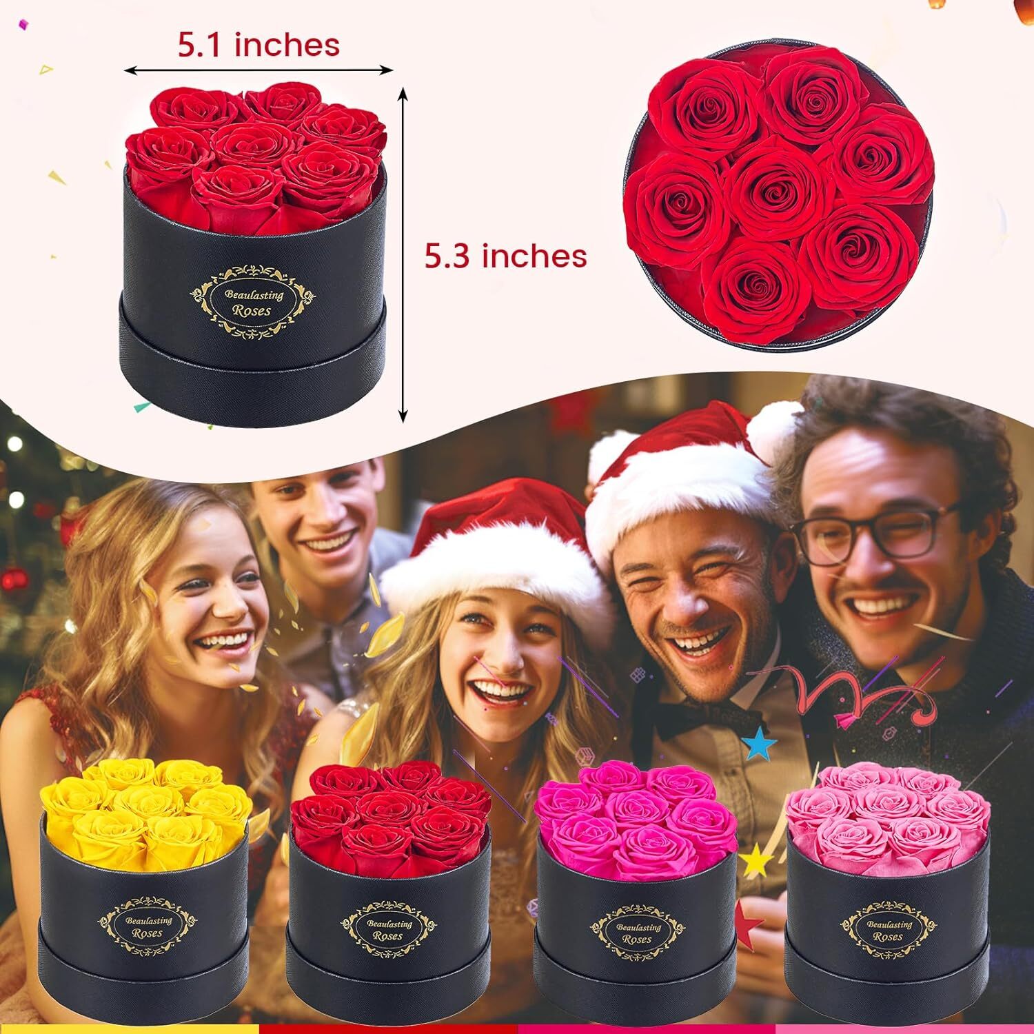Beaulasting Roses Preserved Roses in a Box Long Lasting Roses Last a Year For…