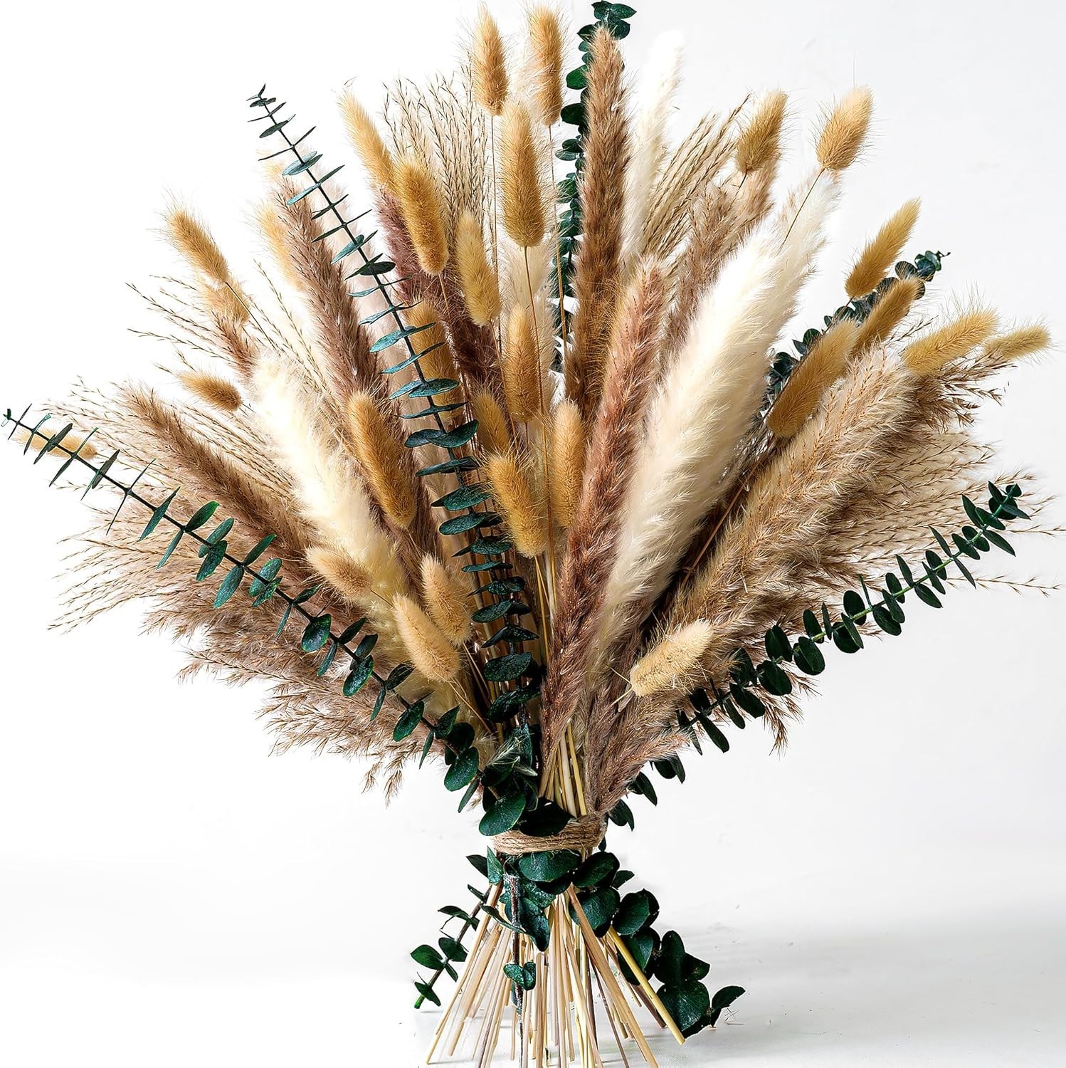 Pampas Grass Decor Dried Flower Bouquet Boho Centerpieces for Tables Floors