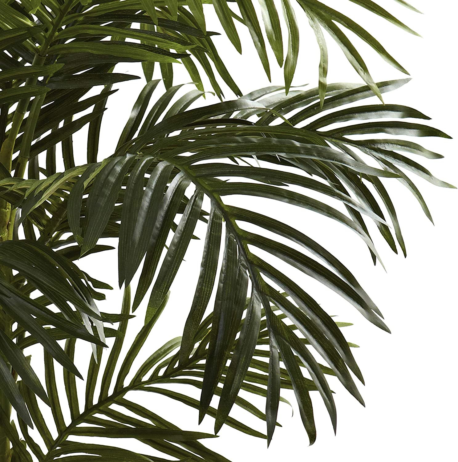 5Ft Golden Cane Palm Artificial Tree – Lush Green Home Decor Accent
