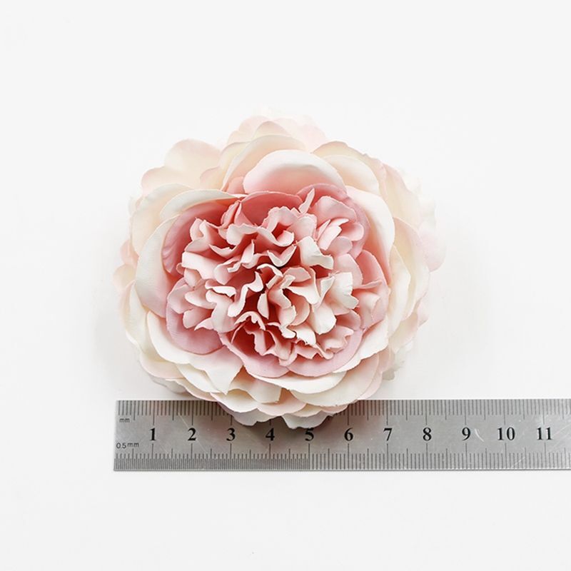 Peony Rose Silk Head Flowers Wedding Party Decorate Artificial Flower 8cm 2-5pcs