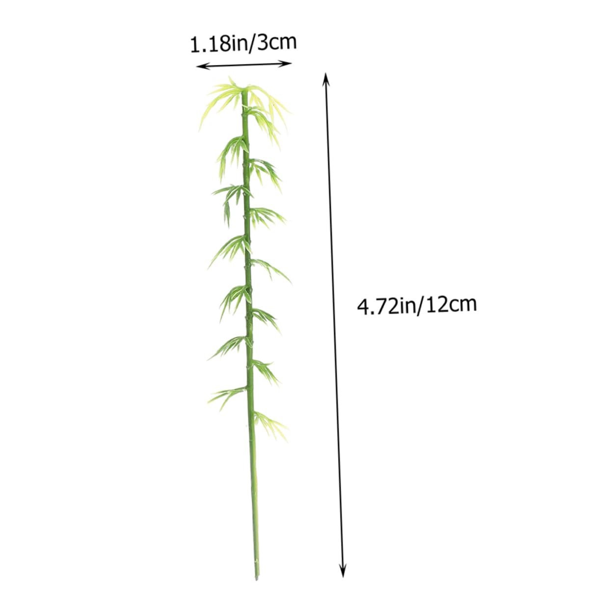 Sturdy Plastic Fake Trees Mini Model Decor Artificial Trees for Home