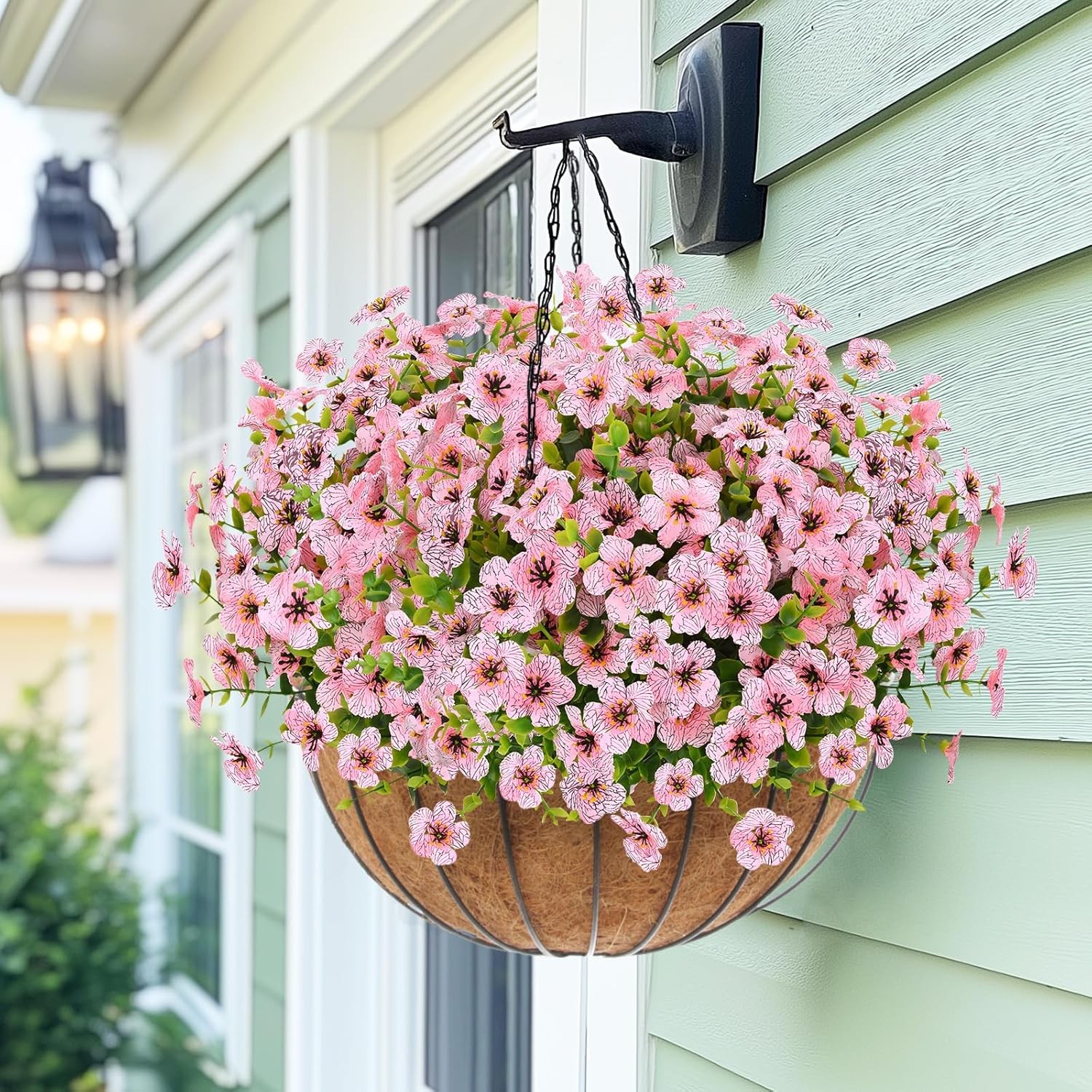Artificial Flowers for Outdoors, 9 Bundles Artificial Plants & Flowers Outdoor,