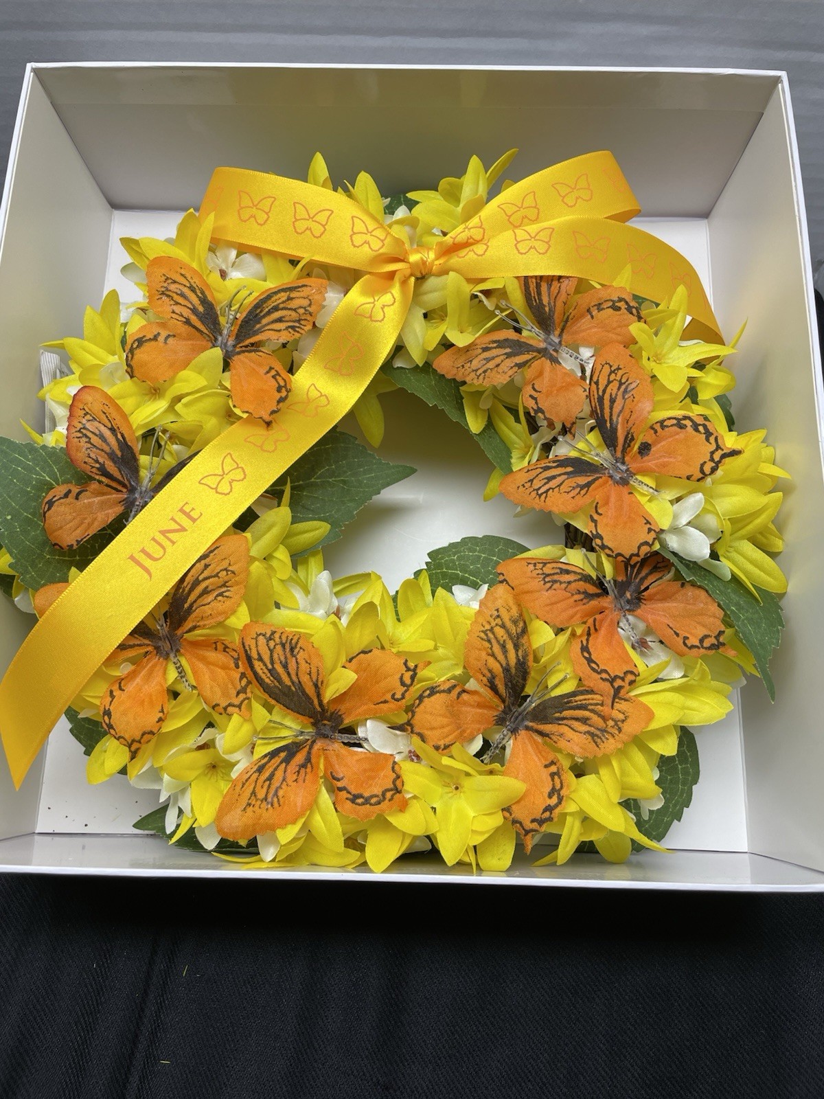 Month Of June Monarch Butterfly Wreath See Pictures Details