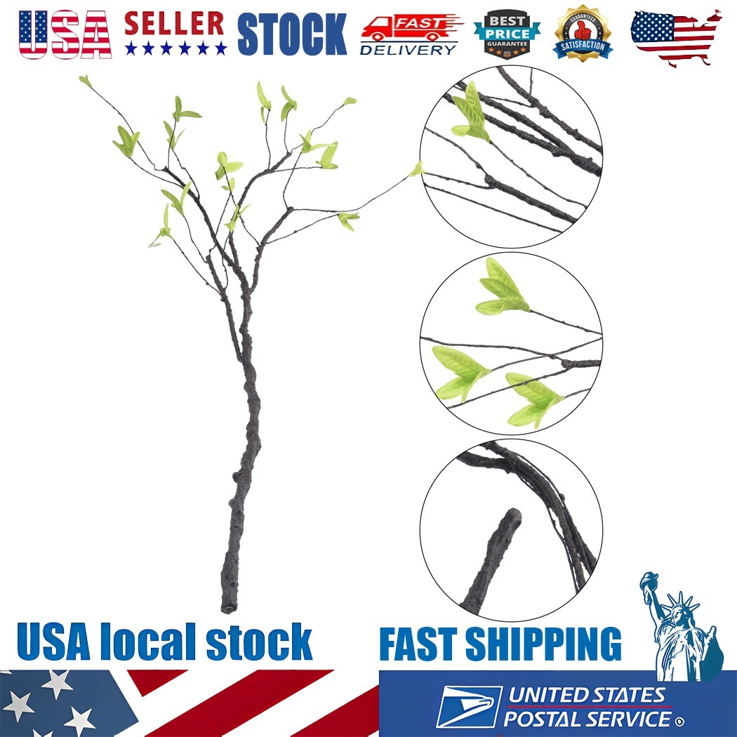 Simulation Dry Vine Artificial Plants Green Leaf Tree Branch DIY Home Decor