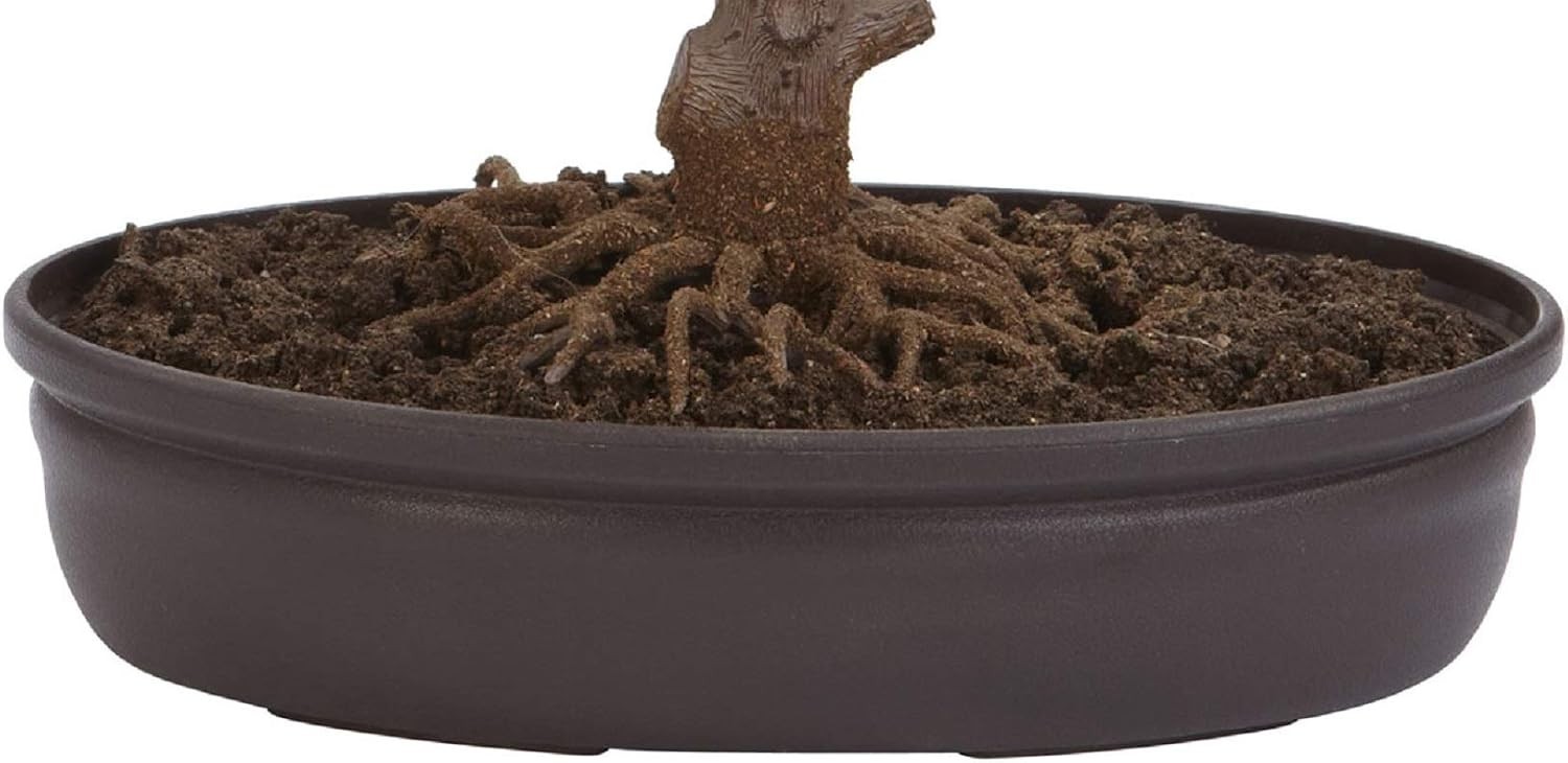 Realistic Artificial Cherry Blossom Bonsai Tree with Bendable Branches – 17.5″W