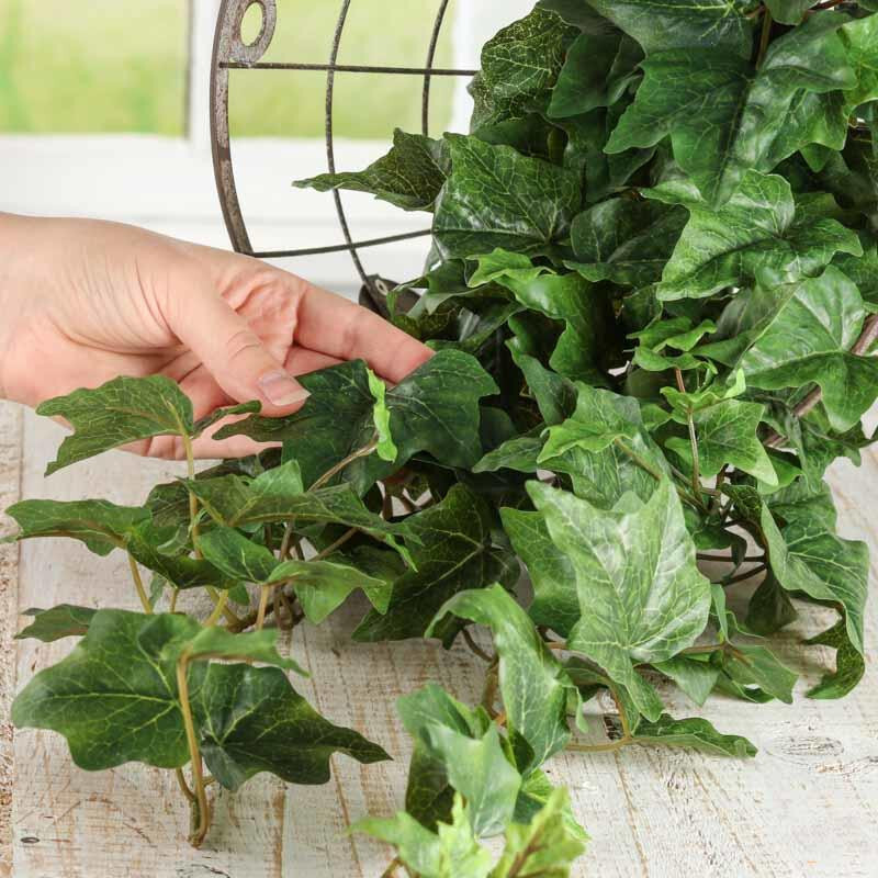 39″ Real Touch Lifelike Cascading Artificial Ivy Floral Bush