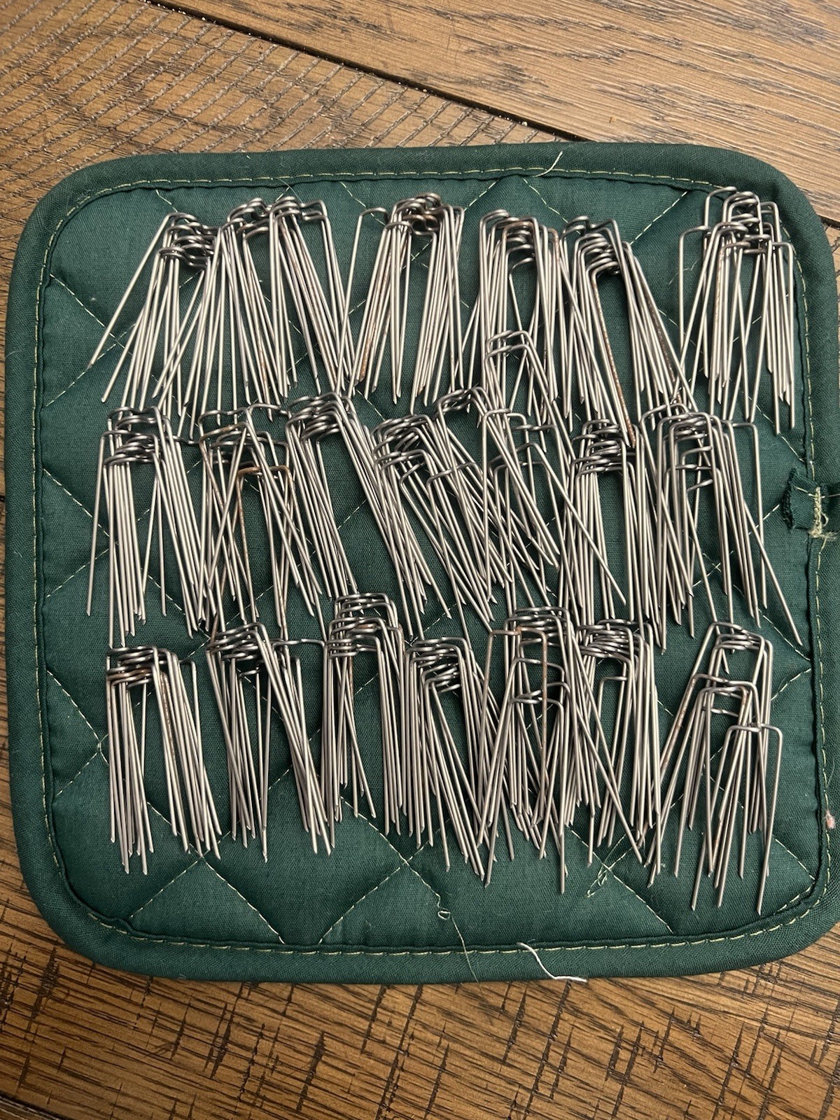 200 Pcs 1.7 Inch Floral Pins Greening Pins U-Shape Floral Fern Pins For Foam
