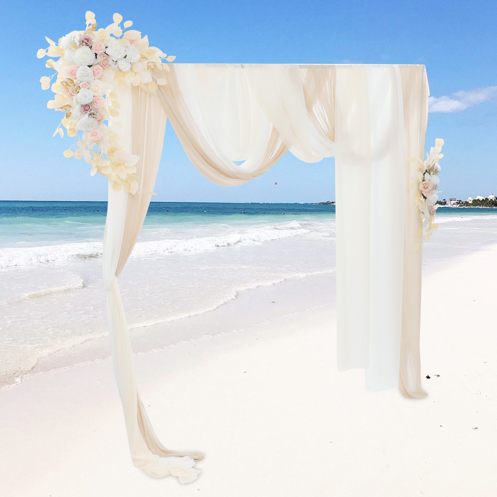 Decorative Artificial Flowers, Artificial Wedding Arch Flower Kit, Wedding Artif