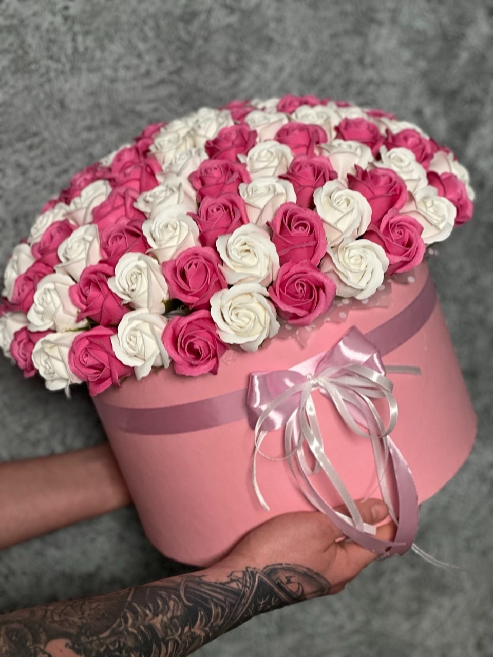 Decorative Soap Flowers – 101 Red Roses | Luxury Gift Bouquet
