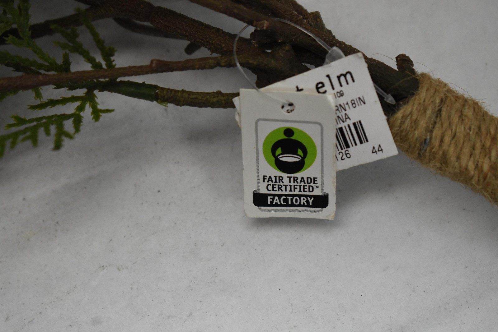 West Elm Artificial Greenery Faux 18″ Pine Branch Houseplant Branch Stem