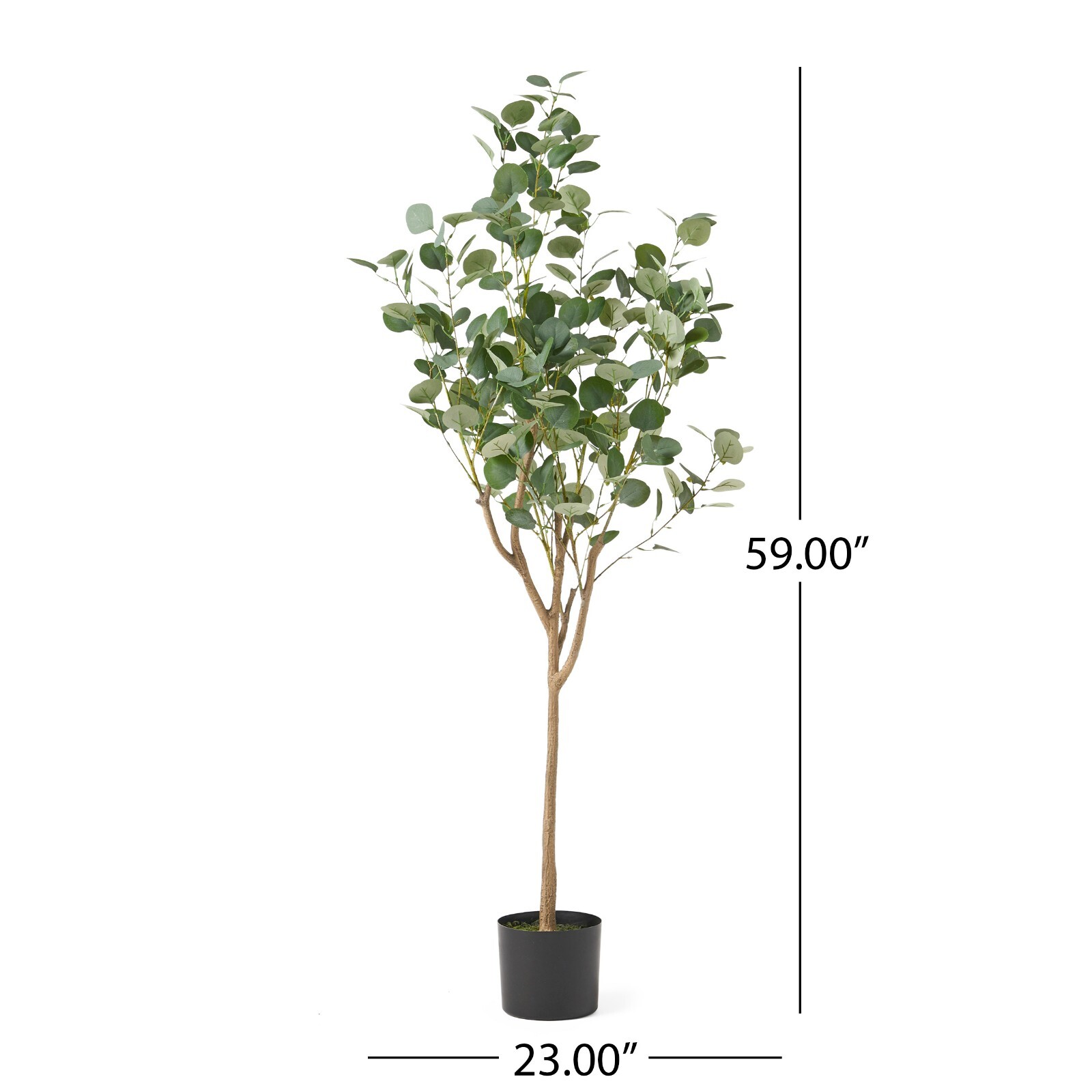 Adair Artificial Tabletop Eucalyptus Tree, Green