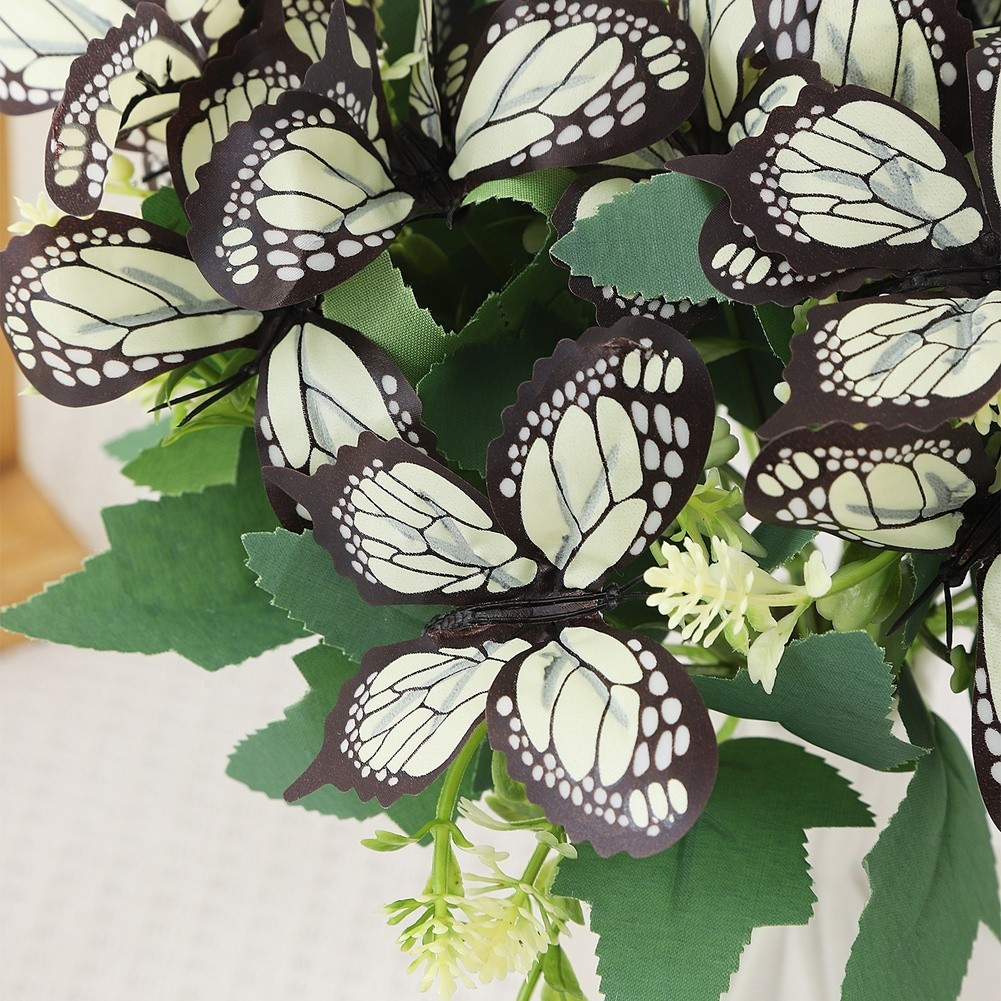 Lightweight Artificial Butterfly Orchid Bouquet for Wedding Centerpiece