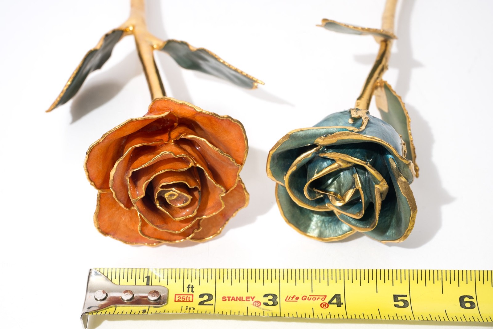 Gold Tipped Real Roses, Gift For Her