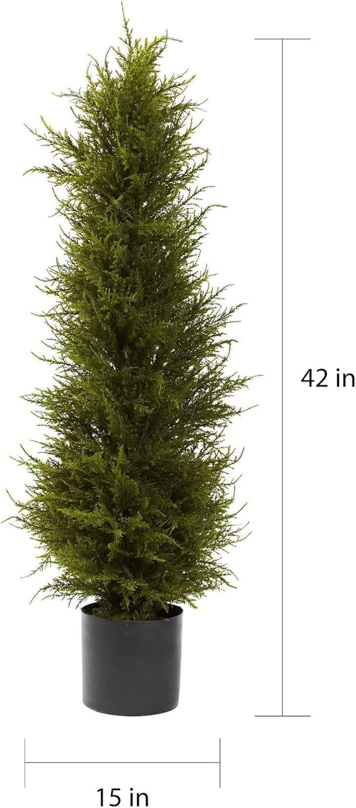 42″ Cedar Tree – Elegant Indoor/Outdoor Decor, 10.5″ x 10.5″ x 40
