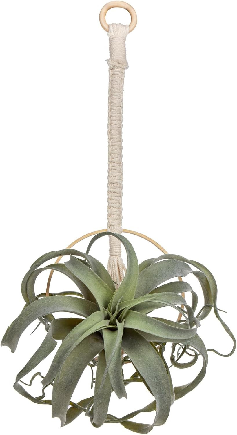 Artificial Air Plants 11 Inch Fake Hanging Plant Real Touch Lifelike Fake Succul