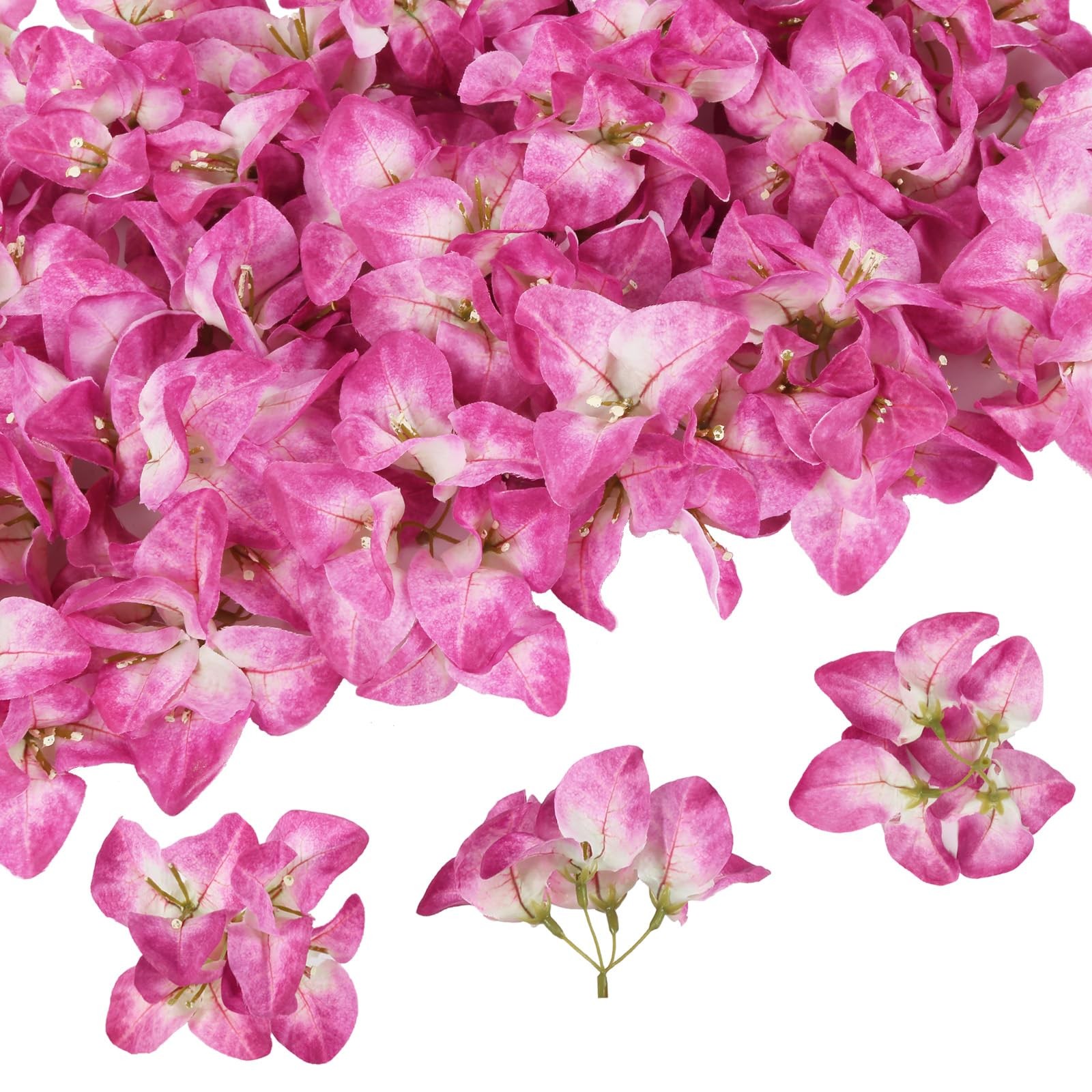 50PCS Bougainvillea Artificial Flower Heads,Fake Bougainvillea Realistic Silk…