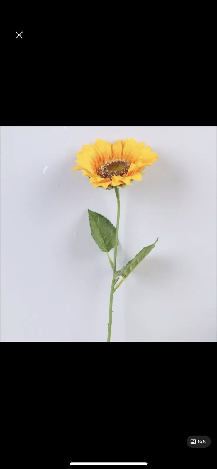 new artificial sunflower high quality silk dark orange & yellow available 