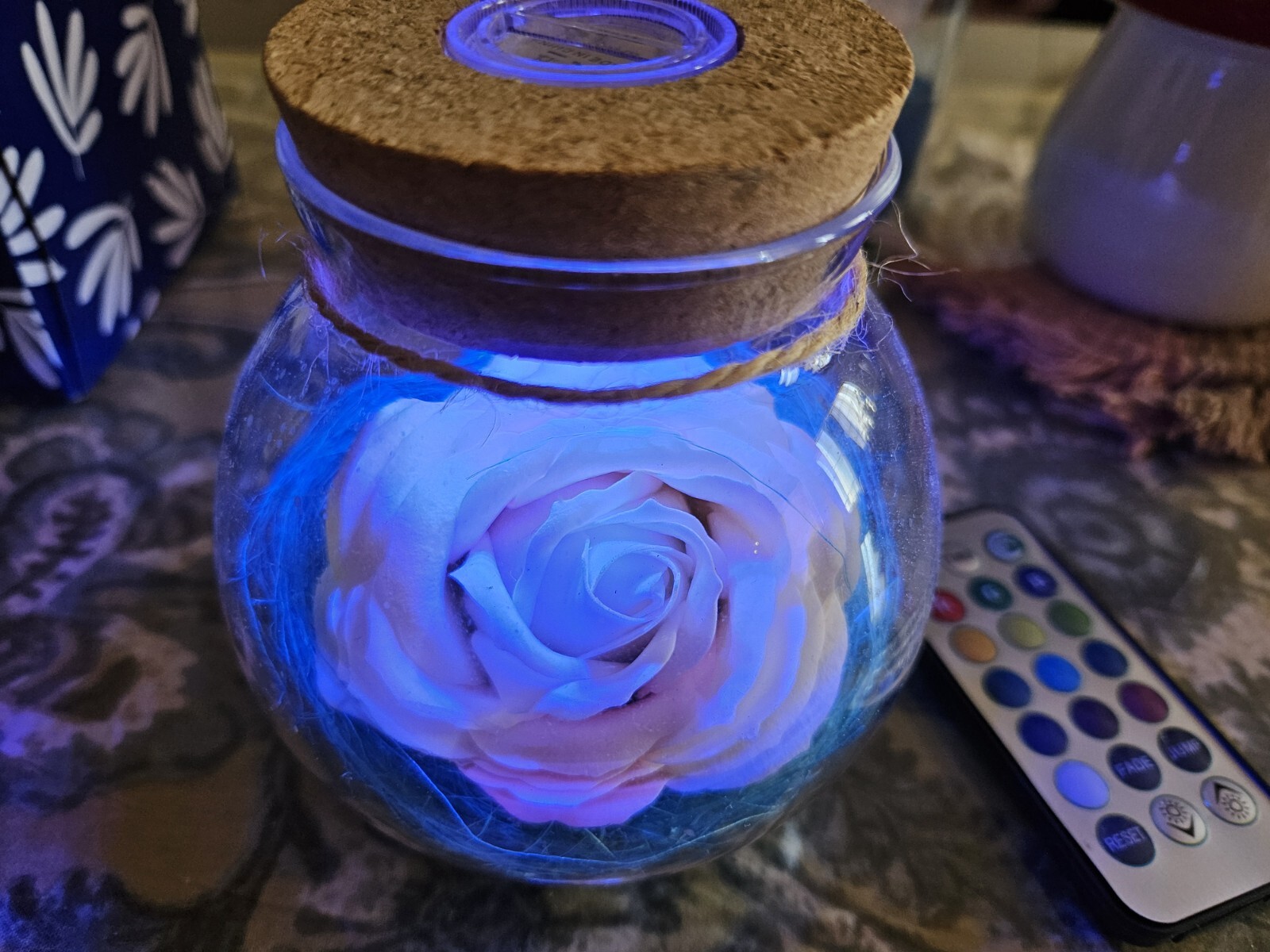 Color Changing Rose Glass