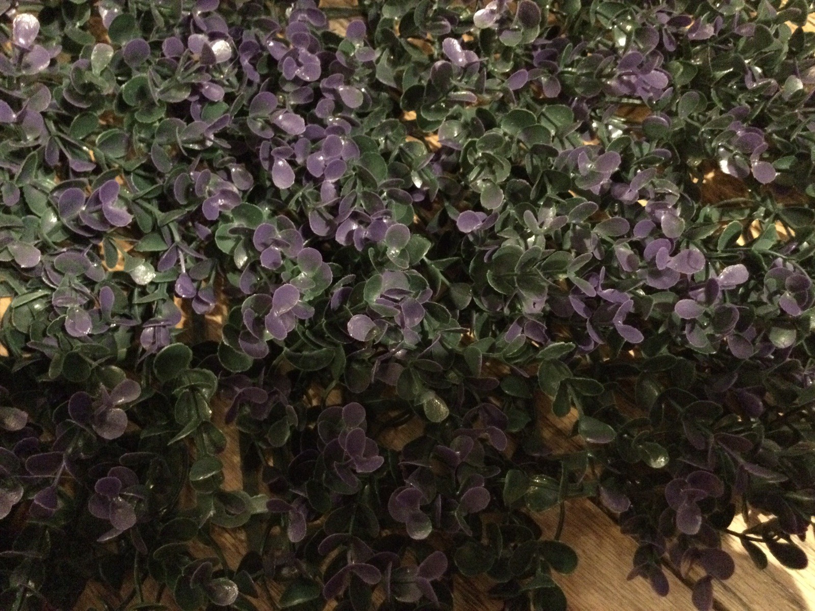 6 Artificial Faux Plastic PURPLE LAVENDER FLOWER PLANT 20×20” PATIO SCREEN PANEL