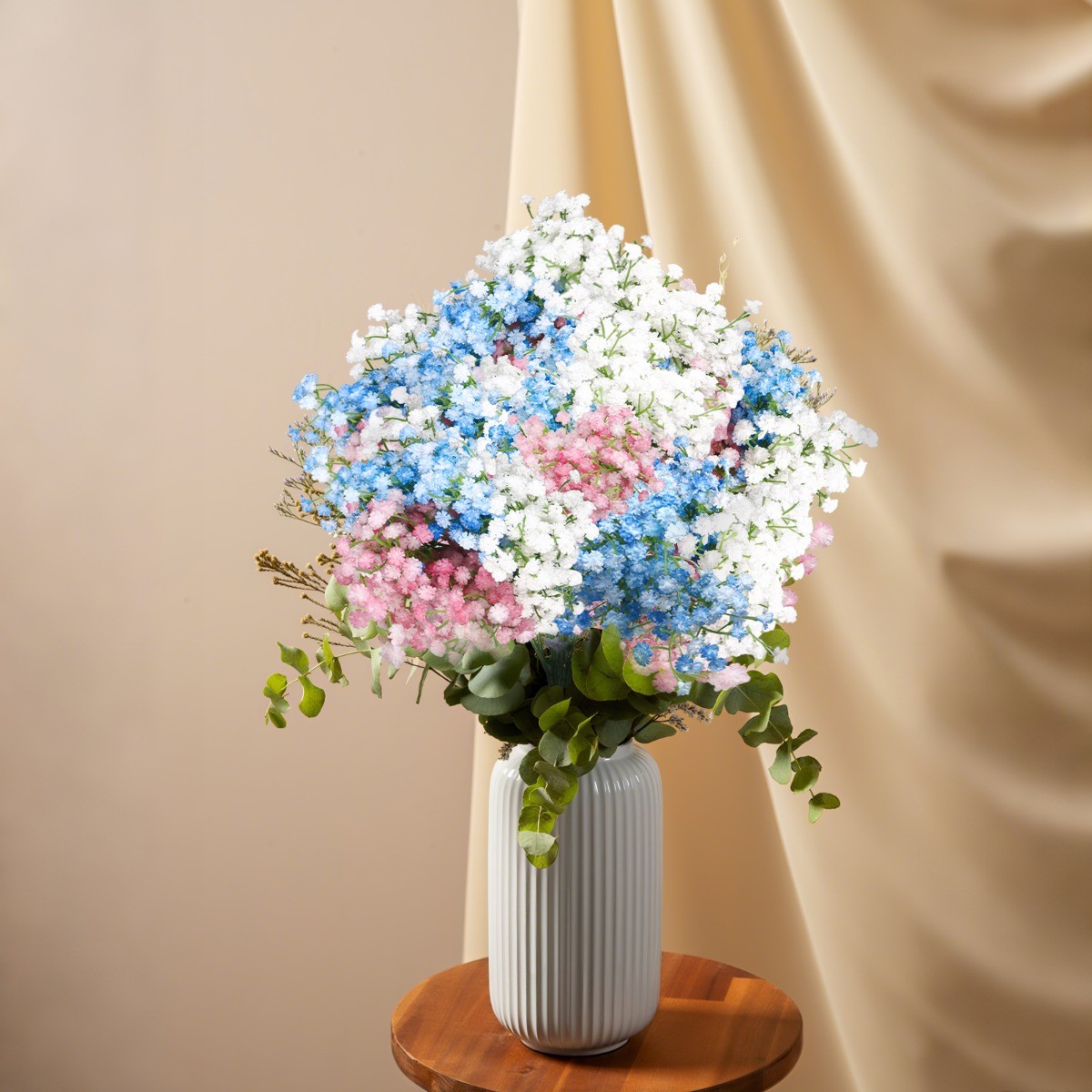 18Pcs Artificial Fake Babys Breath Flowers Faux Gypsophila Wedding Home Decor