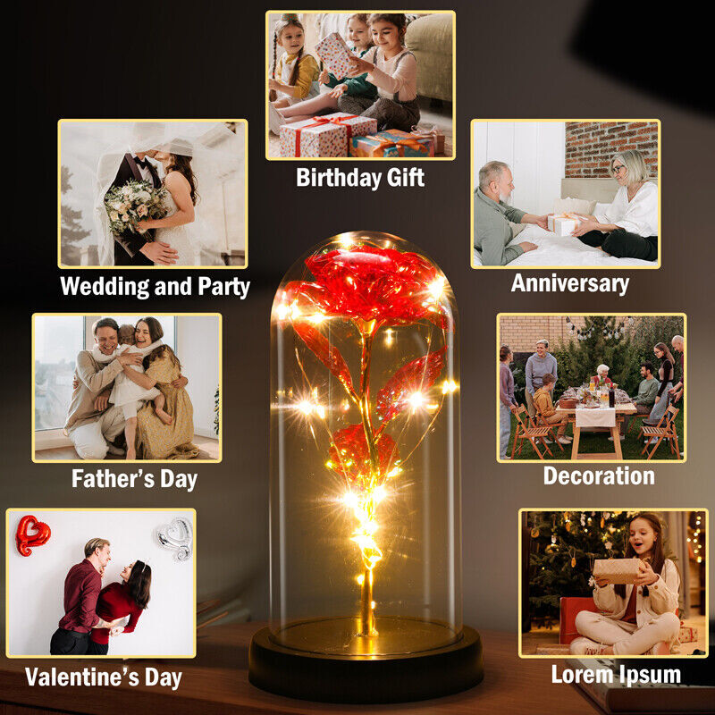 Christmas Gift for Her Women Mom Wife Rose Flower Gifts for Women Birthday Gift