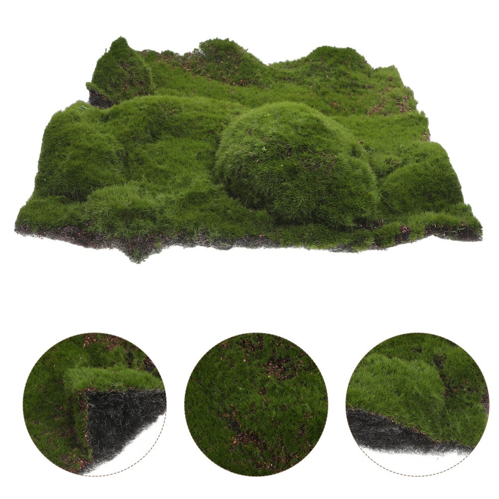 Green Moss for Decorating Artificial Turf Grass Outdoor Dollhouse Plants