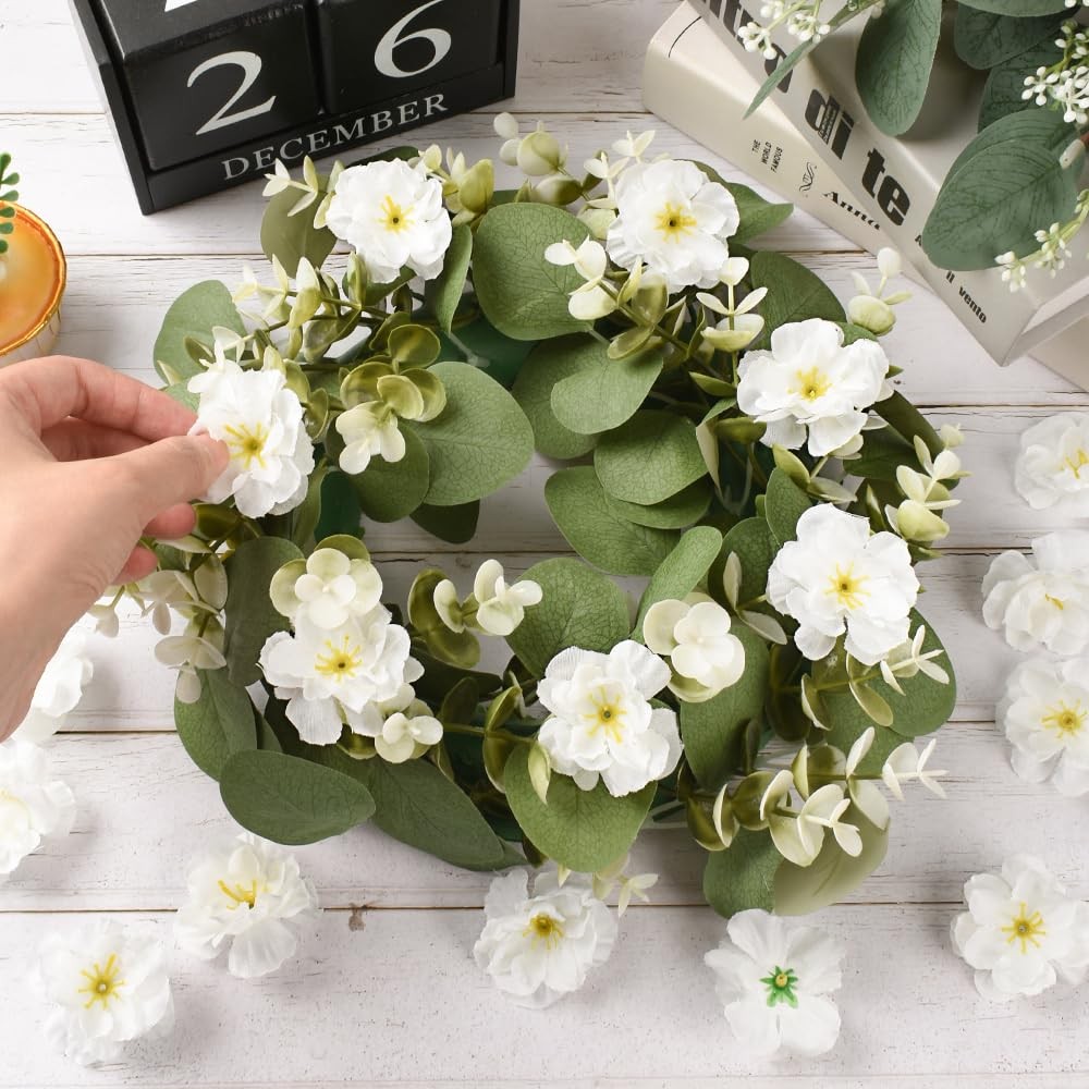 Artificial Cherry Blossom Flower Heads, Fake Silk Sakura Floral Heads for Bri…