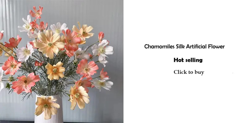 Artificial Flowers Fake Poppy Silk Flowers Long Stem Housewarming Garden