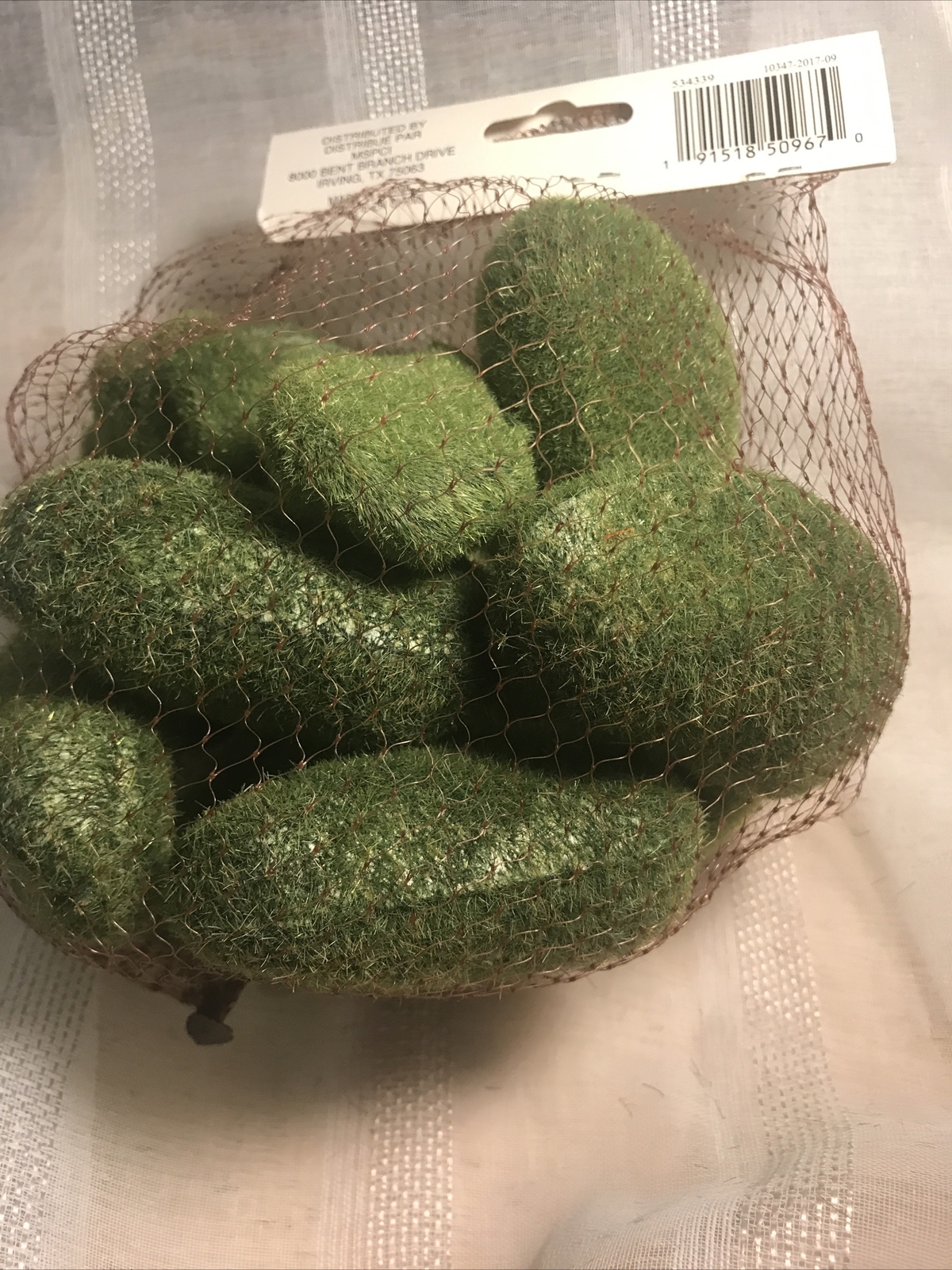 Moss Rocks Faux Greenery Garden 12 Pieces NEW Fairy Garden Decor Accents Craft