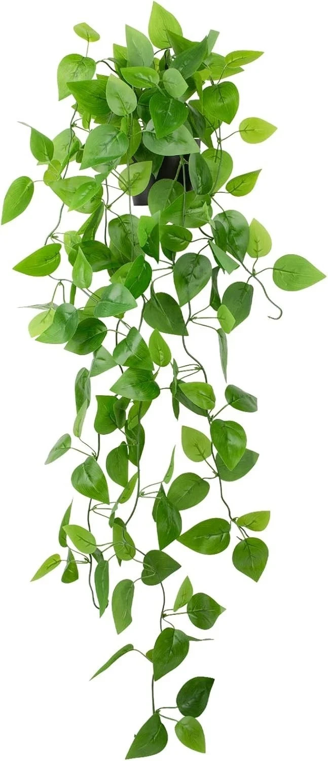 Small Fake Hanging Plant Artificial Potted Plants for Indoor Outdoor Aesthetic..