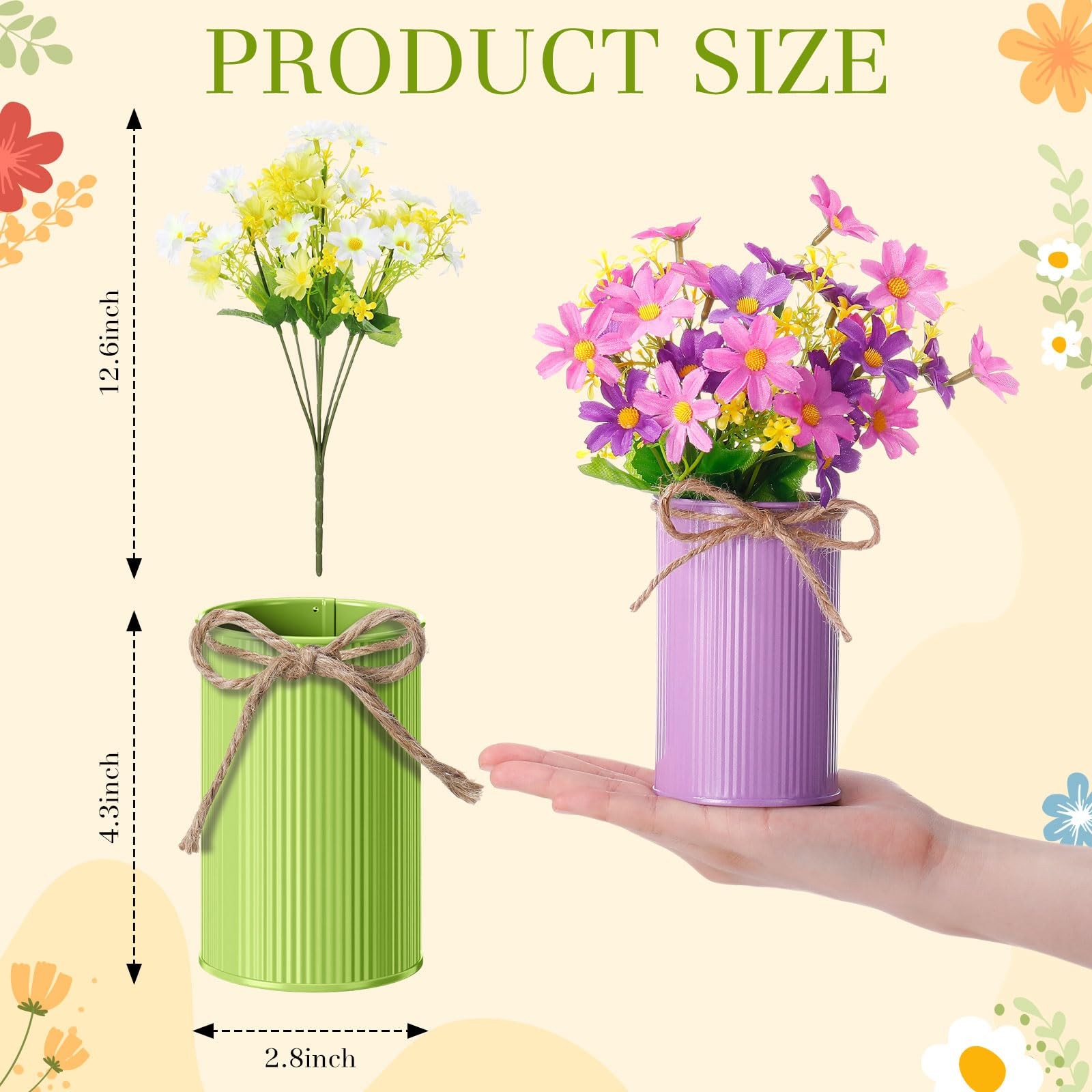 60 Pcs Spring Centerpiece for Table Spring Office Decoration Galvanized Metal…