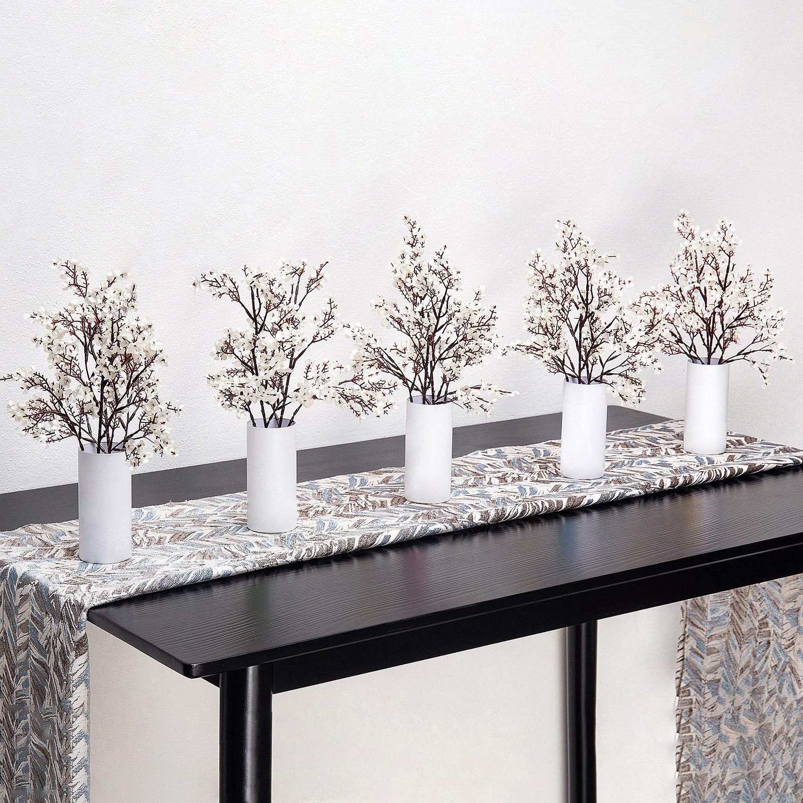 10 PCS White Babys Breath Artificial Flowers Real Touch Bouquet