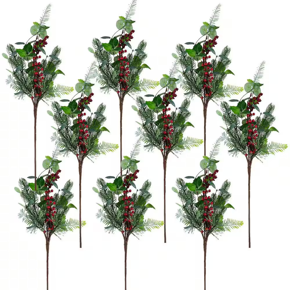 24 In. Green Artificial Assorted Flowers Floral Arrangements