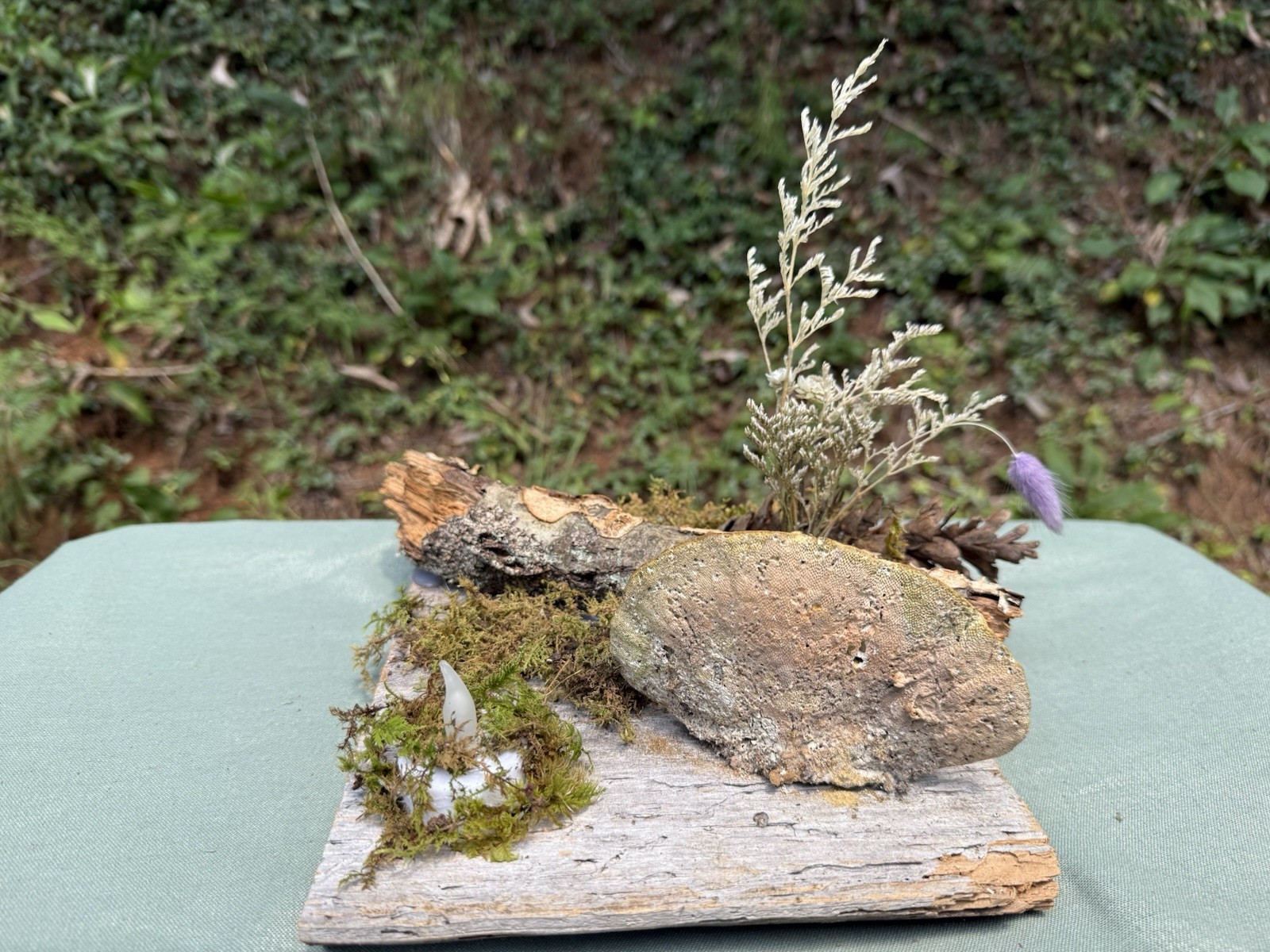 Home Decor Dried Floral Forest Arrangment