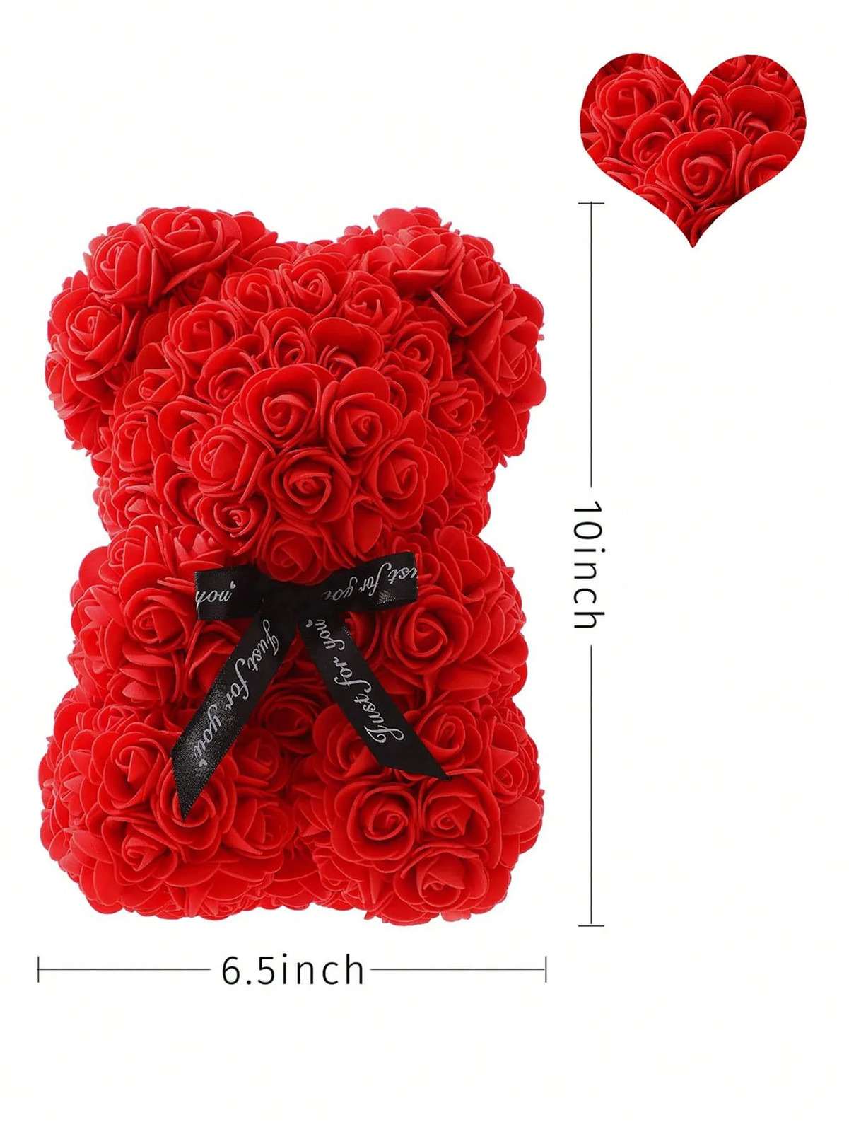 1pc 25m Artificial Flower Eternal Rose Teddy Bear for Mom Mother s Day Birthday