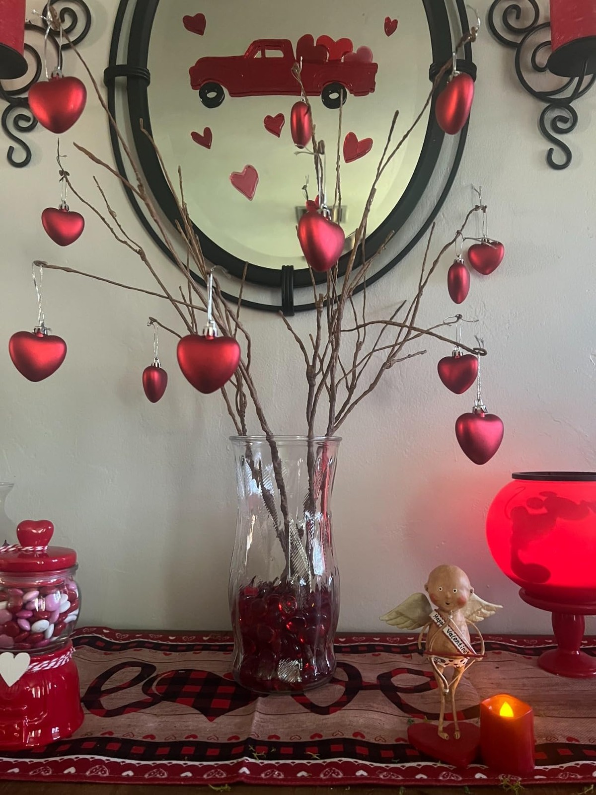 5PCS Artificial Lifelike Curly Willow Branches Decorative Dried Birch Twigs 2…