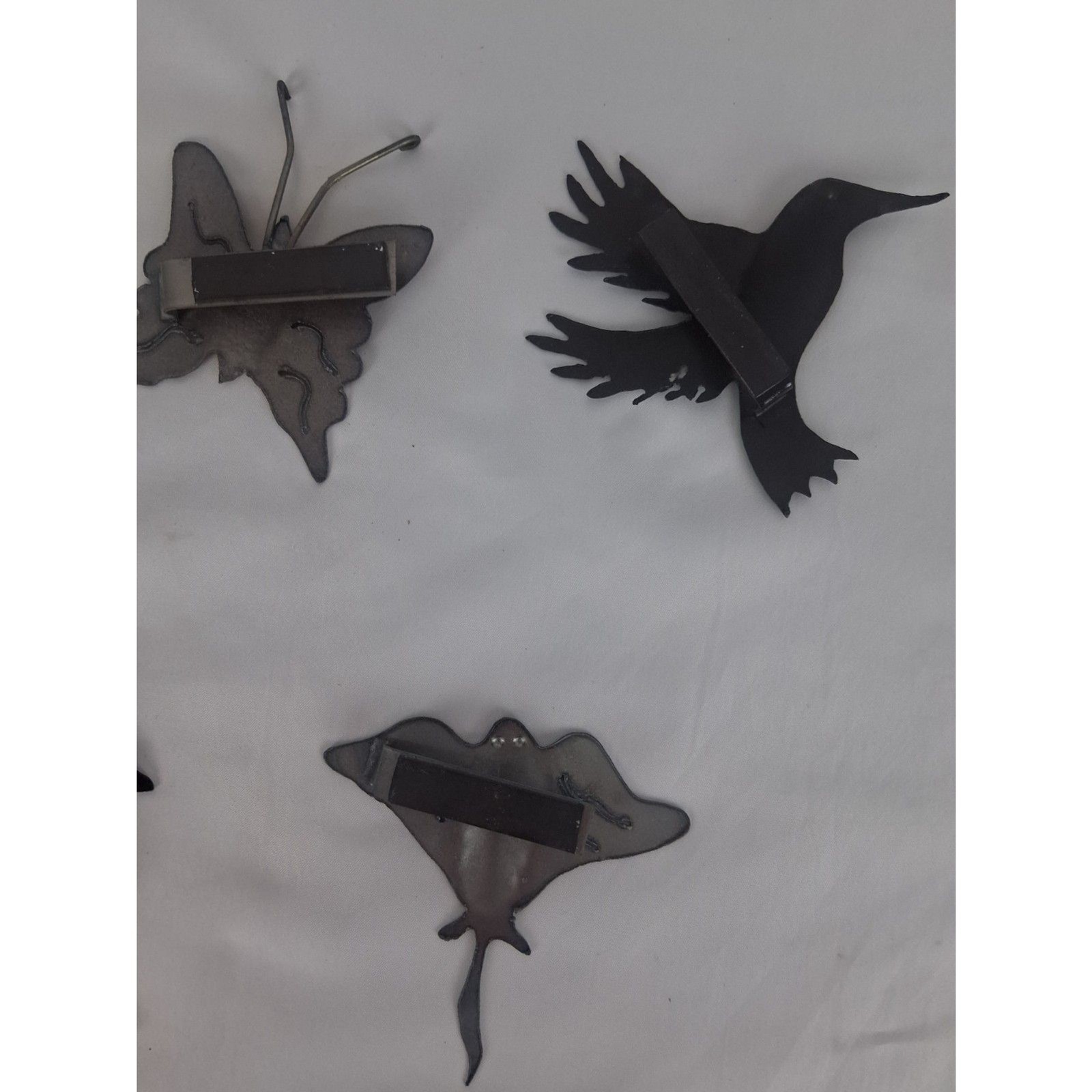 5 Colorful Metal Refrigerator Magnets Hummingbirds Butterfly Dolphin Stingray