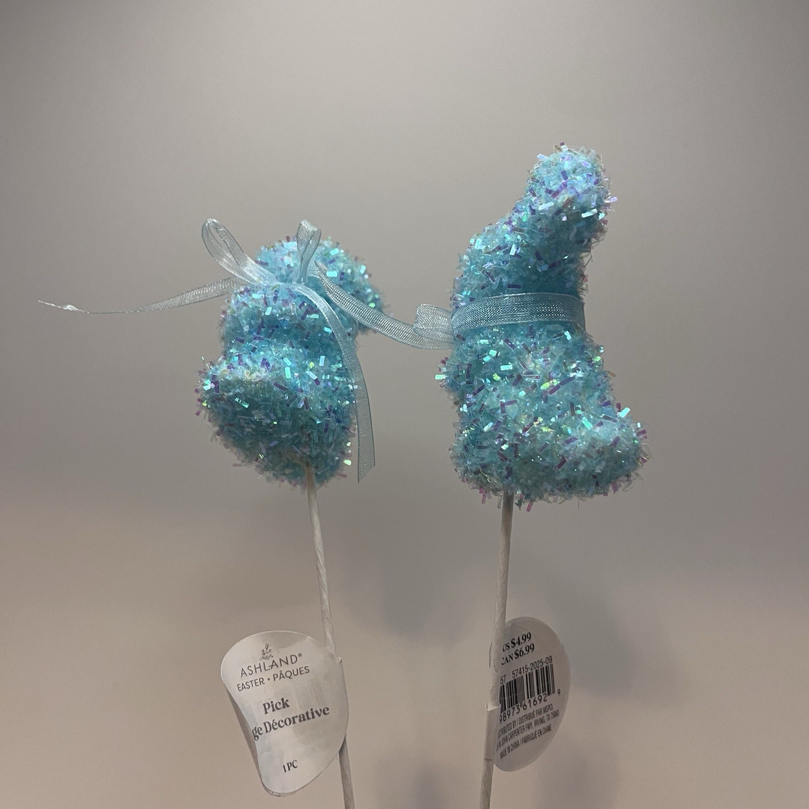 Blue Bunny Easter Mini Picks Pack Of 2 – NEW w/ Tags