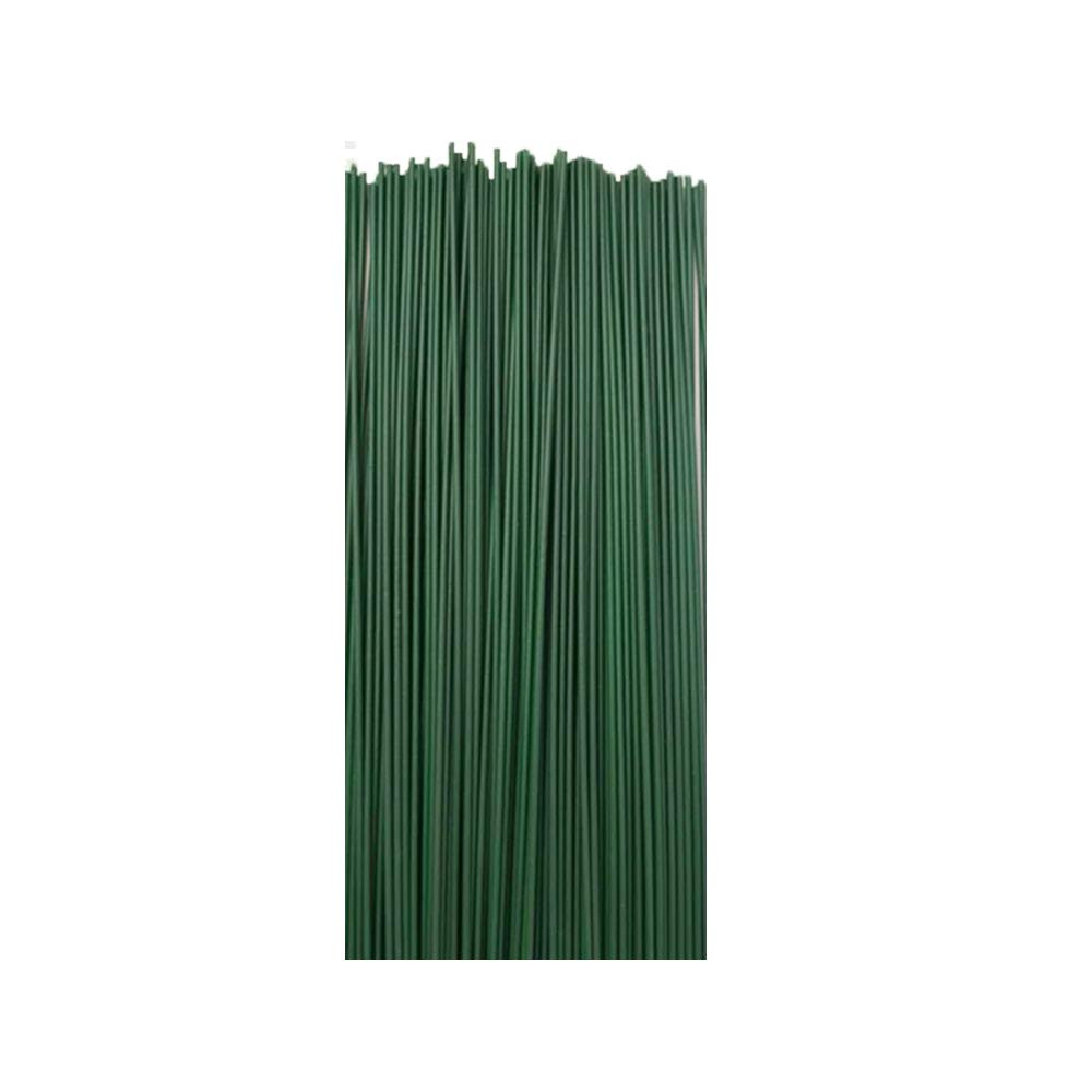 200 PCS Dark Green Floral Stem Wire – 16″ for Flower Arrangements & DIY Crafts