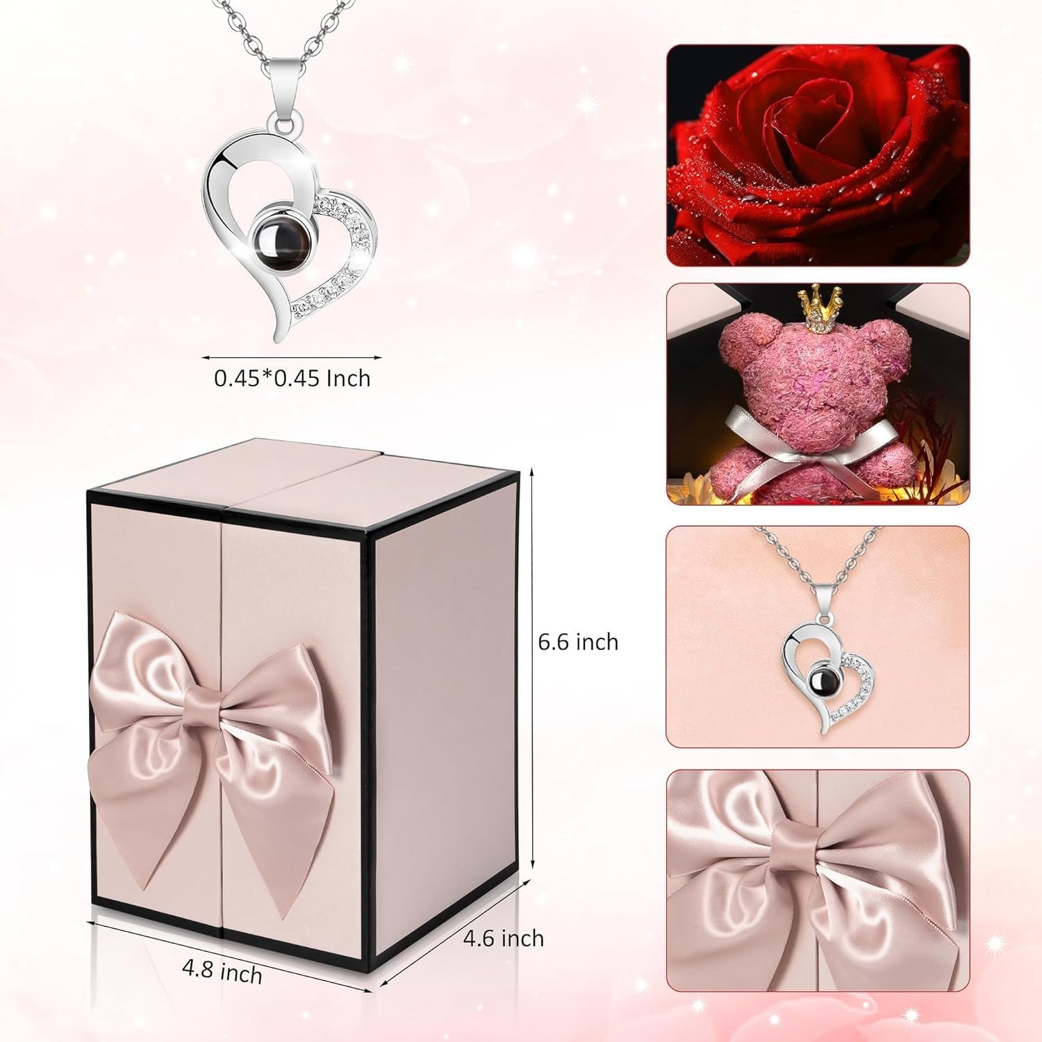 Childom Preserved Valentines Day Rose Gifts for Her,Birthday Gifts for Women,Mot
