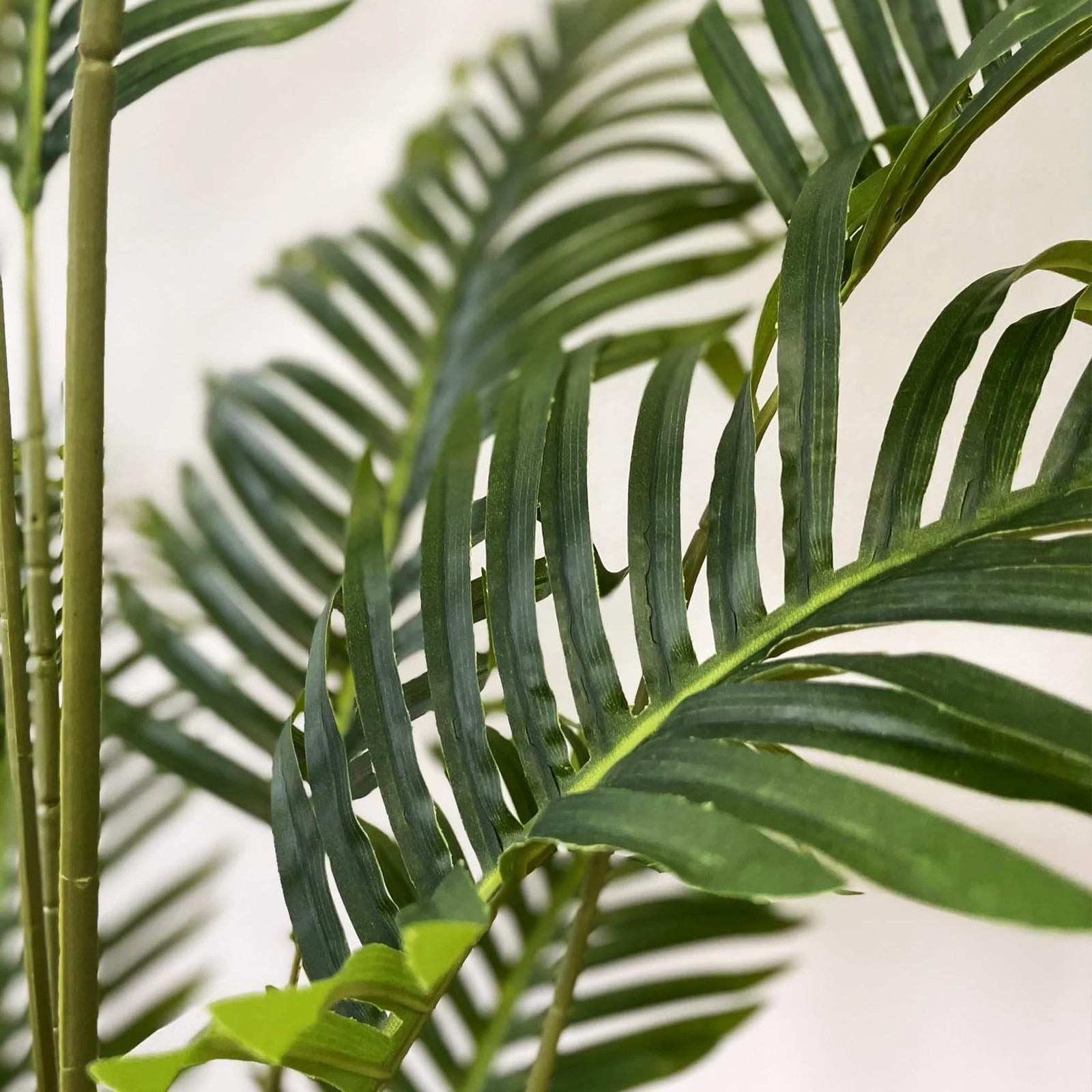 6ft Tall Artificial Areca Palm Trees – Set of 2 | 19-Trunk Real Touch Fake Pa…